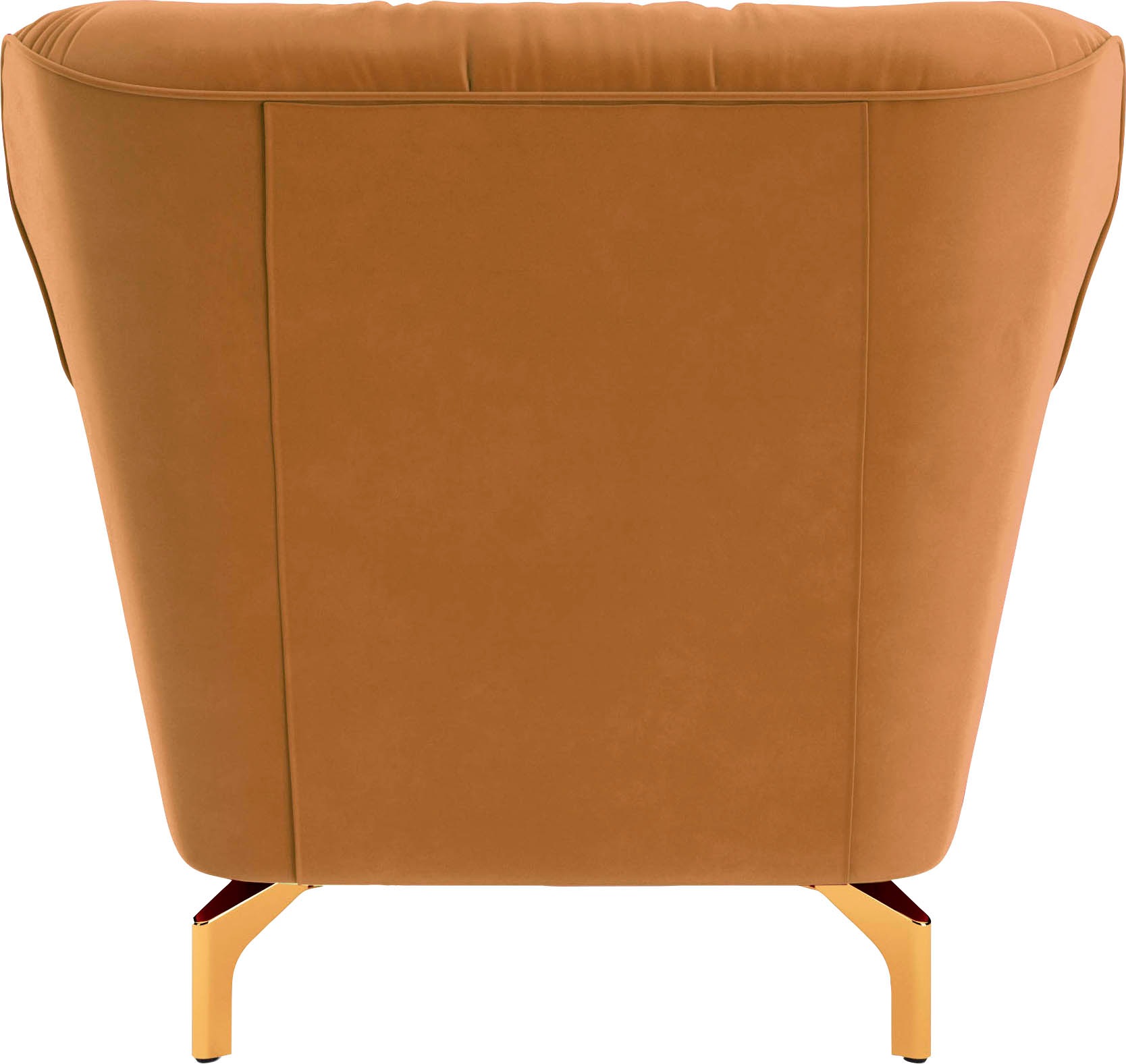 sit&more Sessel »Orient 3«, inkl. 1 Zierkissen mit Strass-Stein, goldfarbene Metallfüße