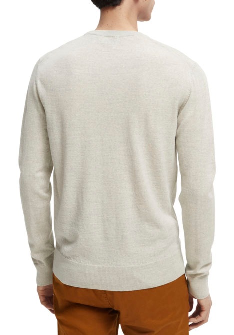 Scotch & Soda Wollpullover, Crewneck aus Merino Wolle