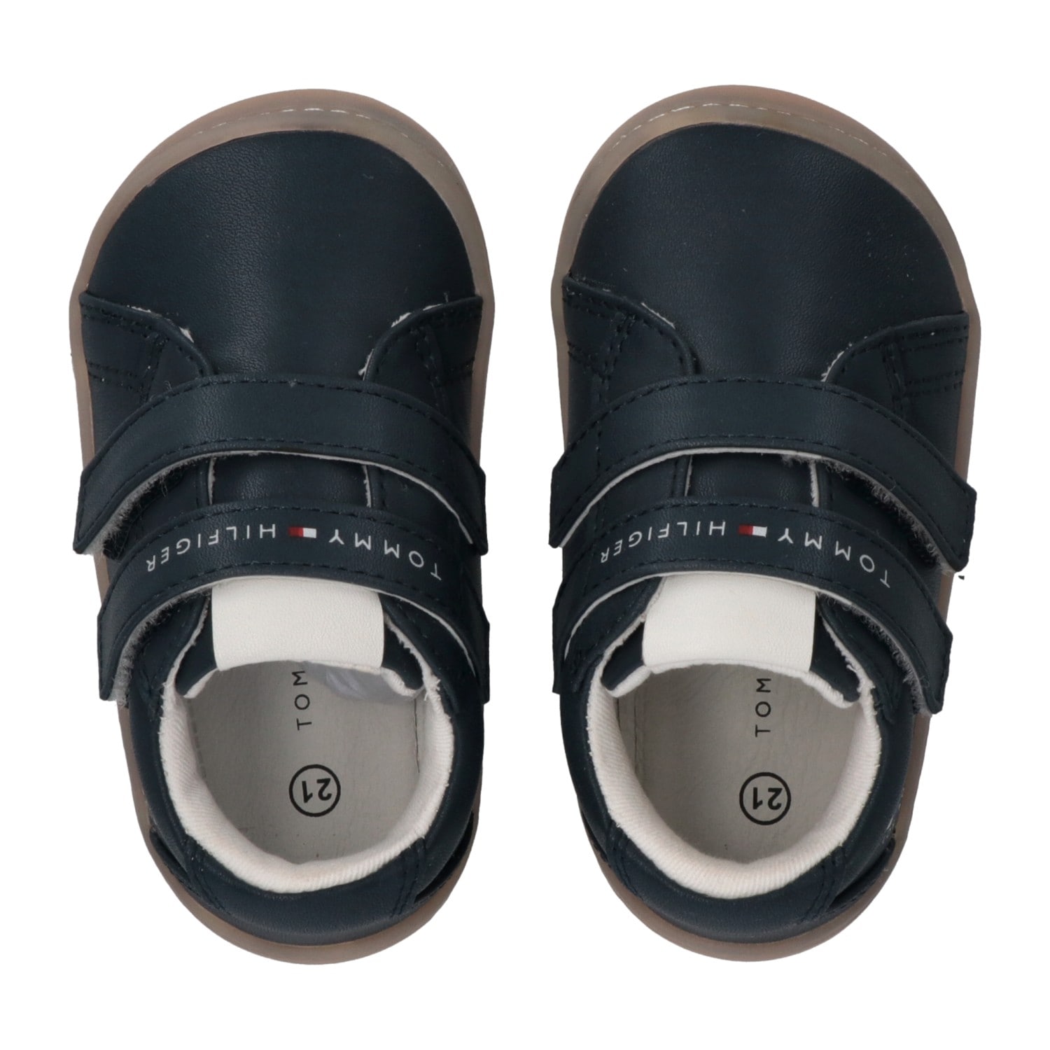 Tommy Hilfiger Lauflernschuh  Barfußschuh, Halbschuh, Klettschuh mit Logoschriftzug