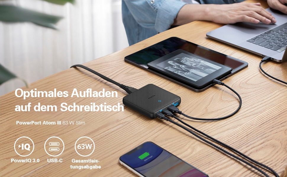 Anker Smartphone-Ladegerät »Powerport Atom III Slim«
