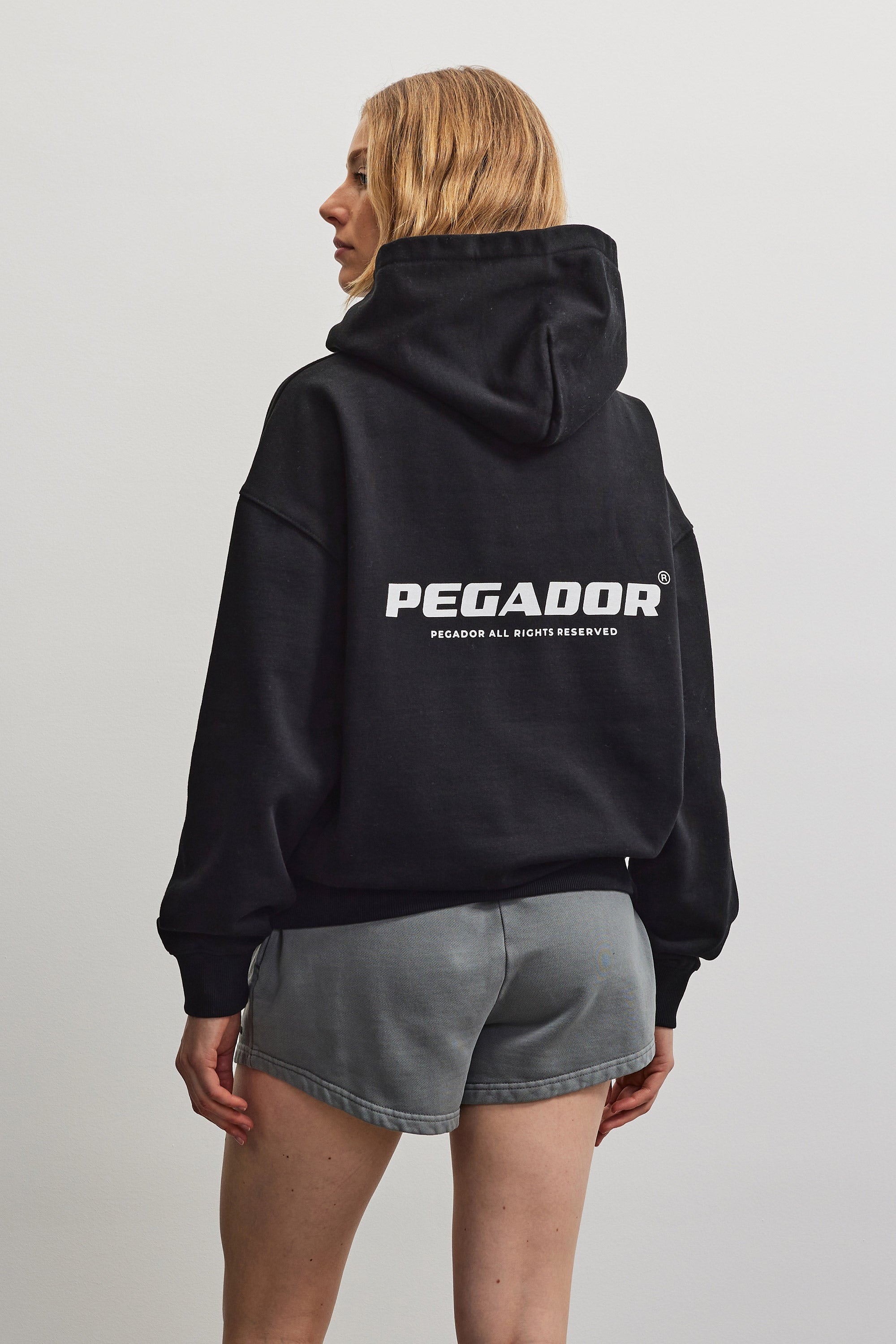 PEGADOR Kapuzensweatshirt »ATNA LOGO OVERSIZED HOODIE«, Baumwollmischung, oversize
