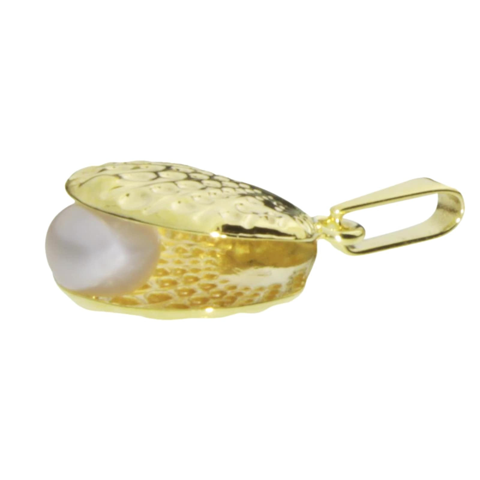 OSTSEE-SCHMUCK Kettenanhänger »- Muschel - Gold 333/000 - Zuchtperle«