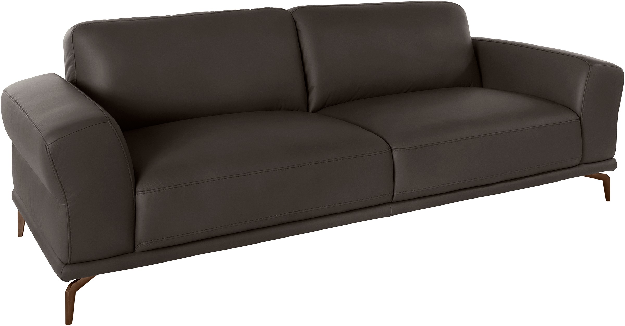 W.SCHILLIG 2,5-Sitzer »montanaa« mit Metallfüßen in Bronze pulverbeschichtet, Breite 232 cm