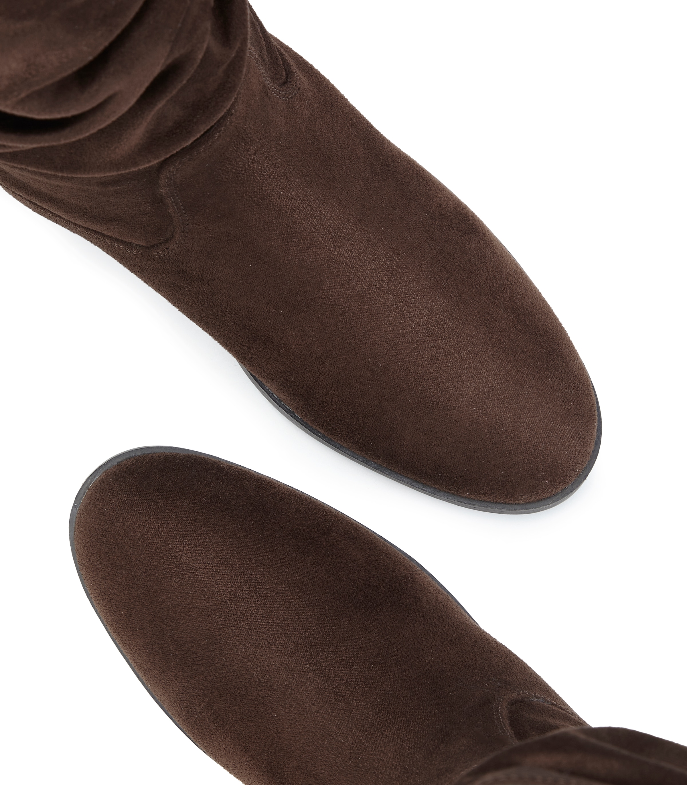 LASCANA Stiefel »Stiefelette, Slouchy Boots,«  NEU mit Gummi-Kordelzug, in zwei verschiedenen Längen tragbar VEGAN
