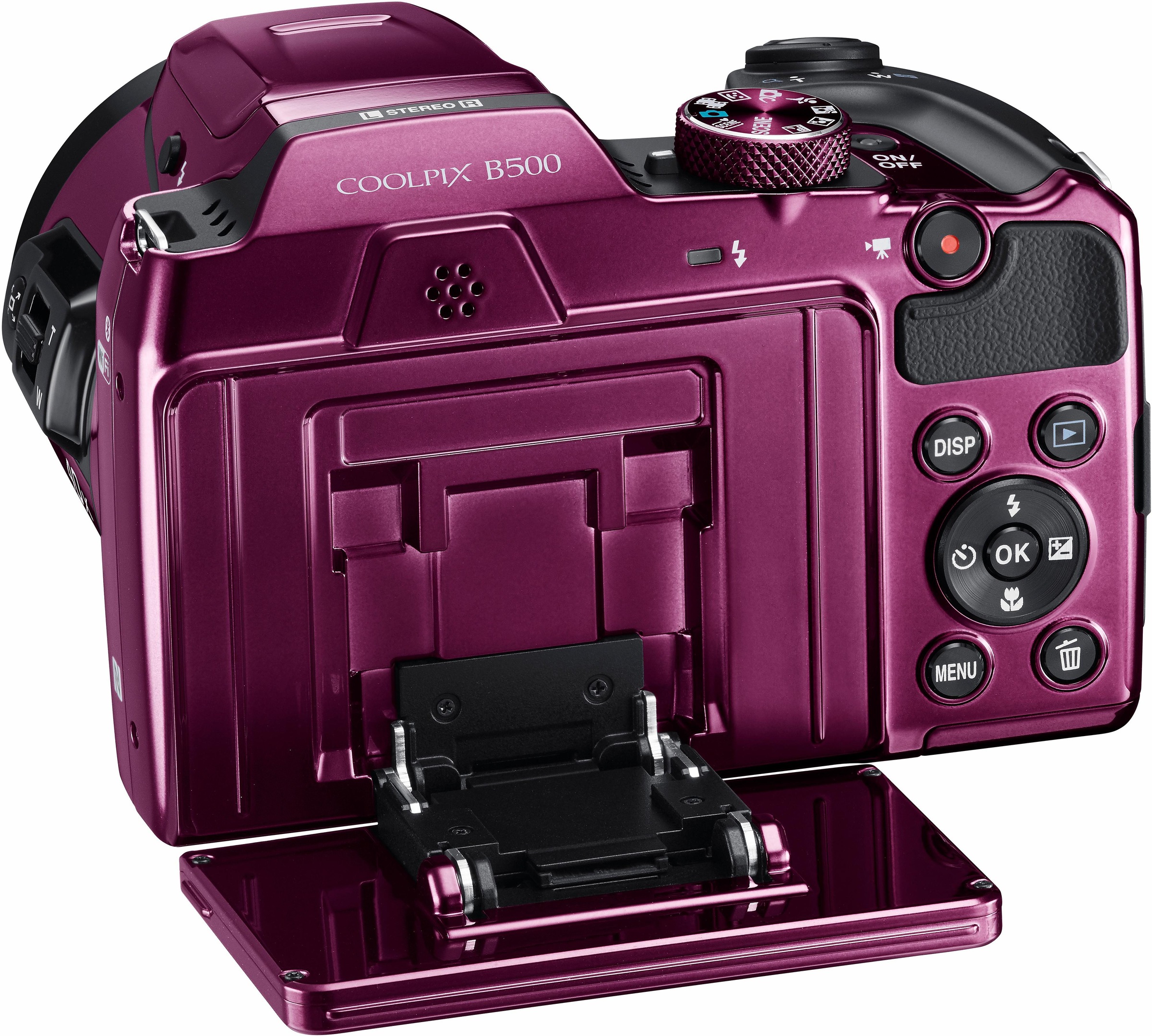 Nikon Kompaktkamera »Coolpix B500«, 16 MP, 40 fachx opt. Zoom, WLAN (Wi-Fi)-NFC-Bluetooth, 40 fach optischer Zoom
