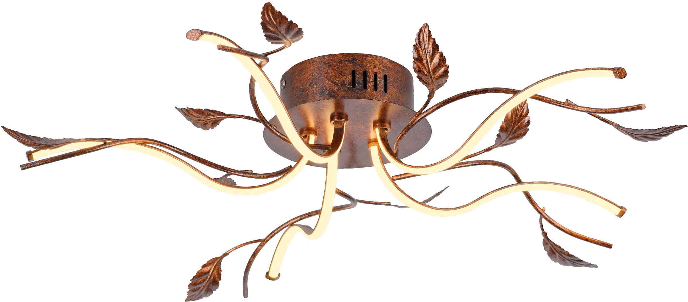 JUST LIGHT LED Deckenleuchte »AURELIA« LED-Board 1 Stk. Warmweiß Dimmbar, Memoryfunktion, 2700K Leuchtmittel