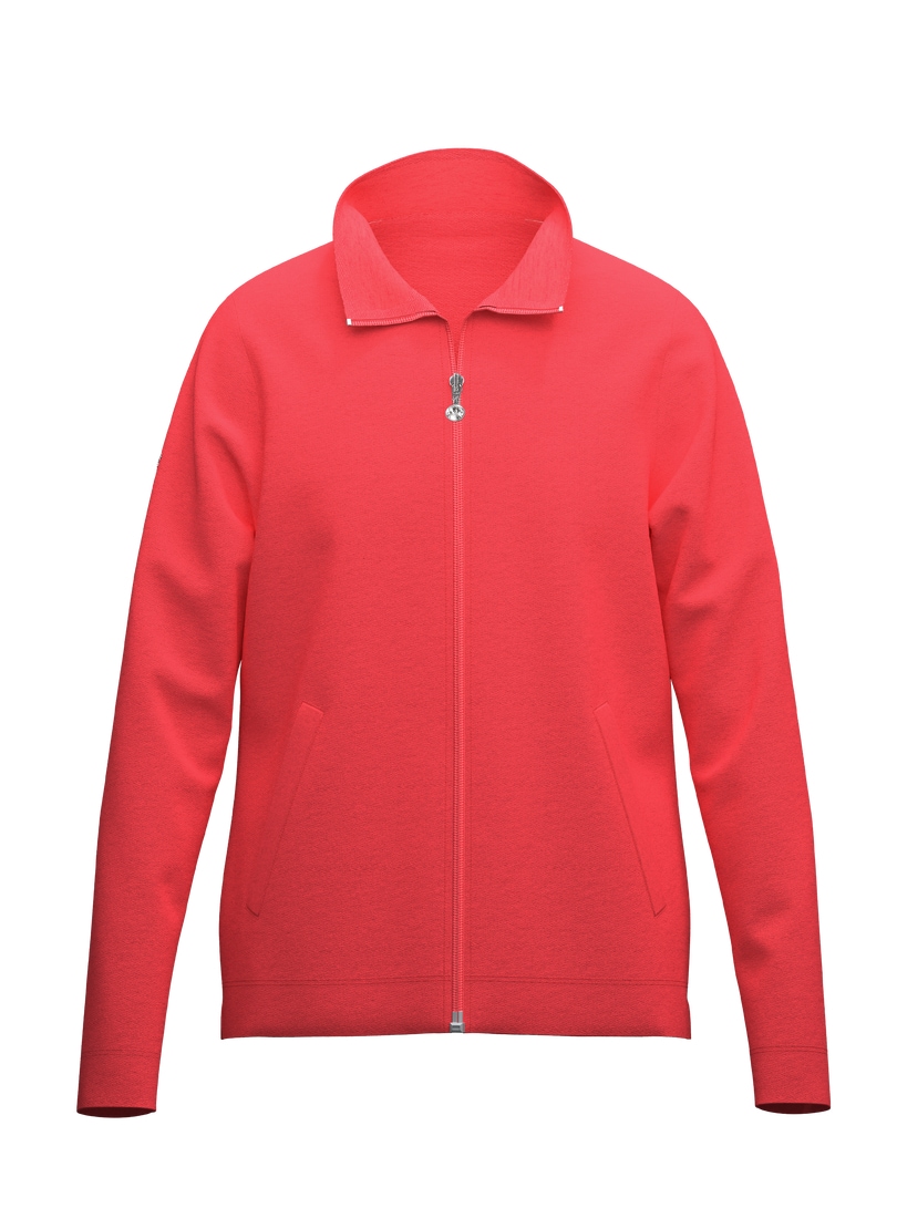 Trigema Sweatjacke »TRIGEMA Jacke mit funkelnden Strass-Steinen« 1 tlg.