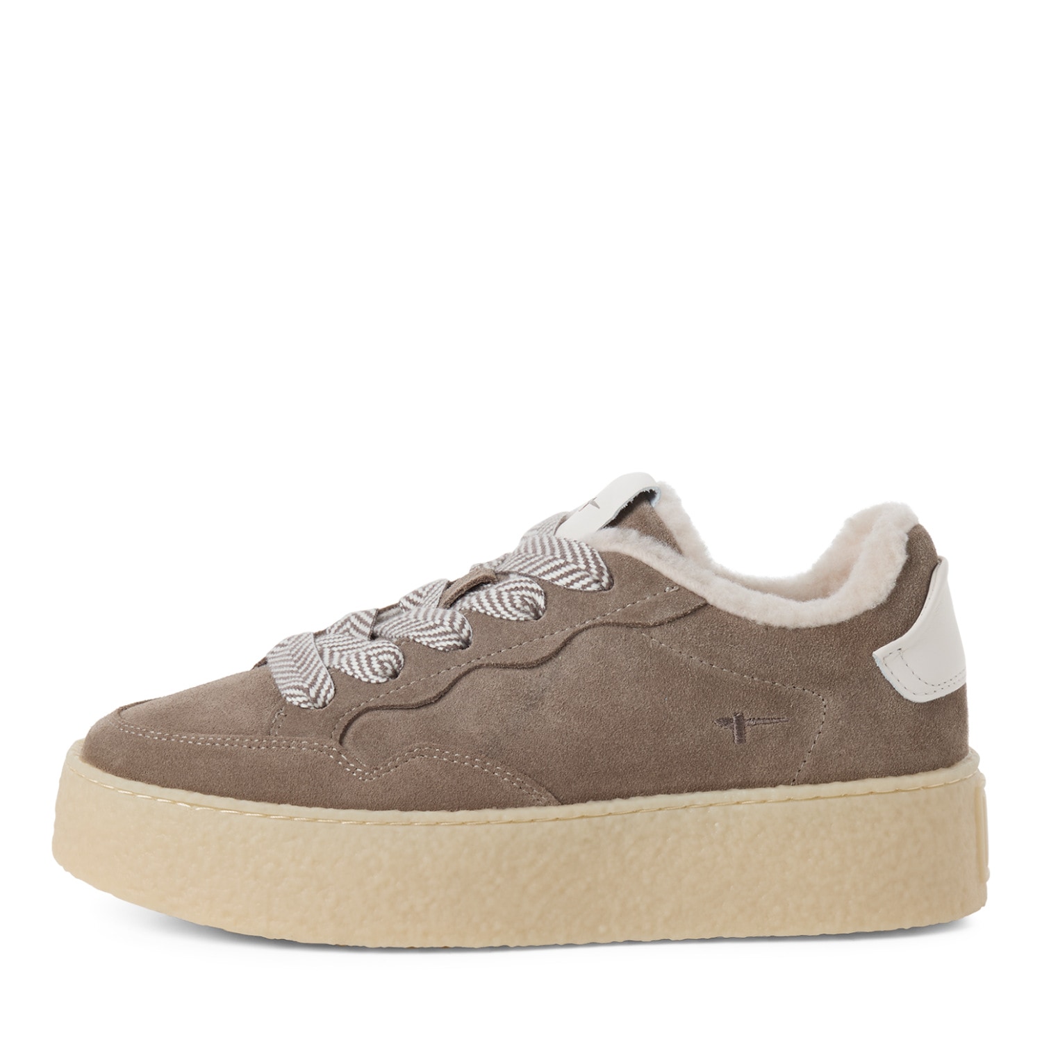 Tamaris Plateausneaker  Freizeitschuh, Halbschuh, Schnürschuh mit Ziernähten