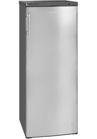 exquisit Gefrierschrank »GS235-H-040E inoxlook«, 142 cm hoch, 58 cm breit kaufen
