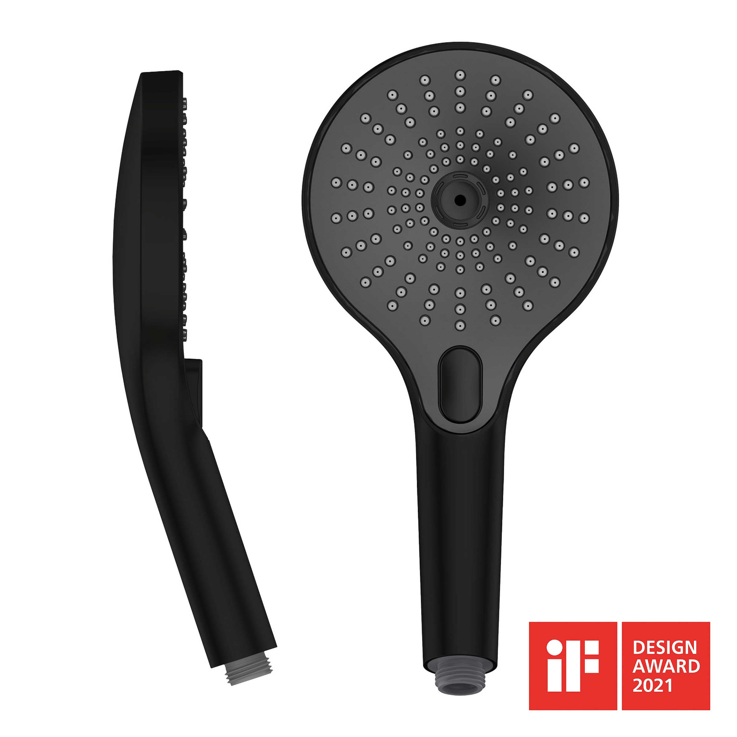 WENKO Handbrause »Ultimate Shower«, (1 tlg.), Schwarz/Grau, Ø 13 cm