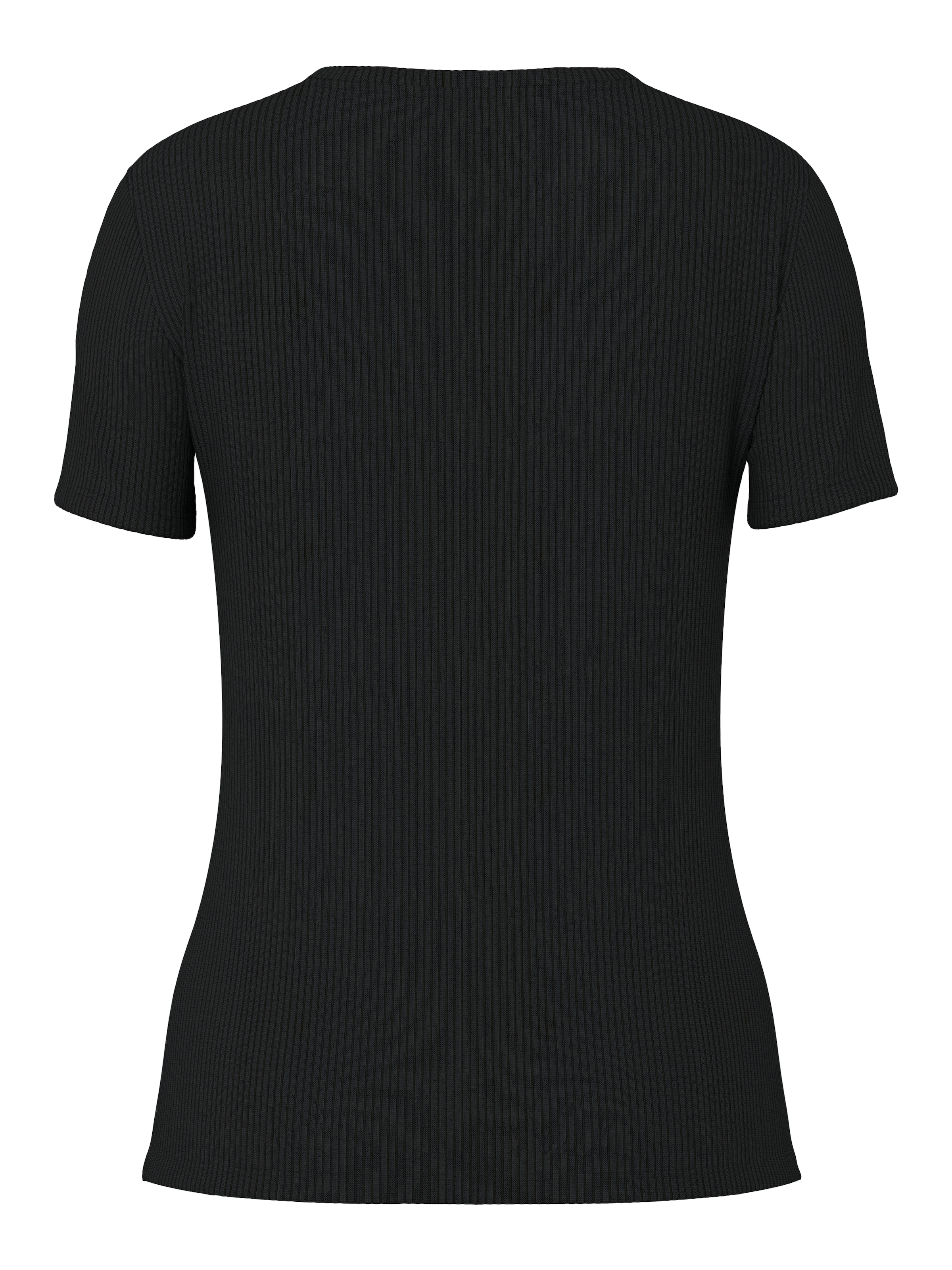 pieces Kurzarmshirt »PCRUKA SS TOP JRS NOOS BC« mit gerippter Struktur