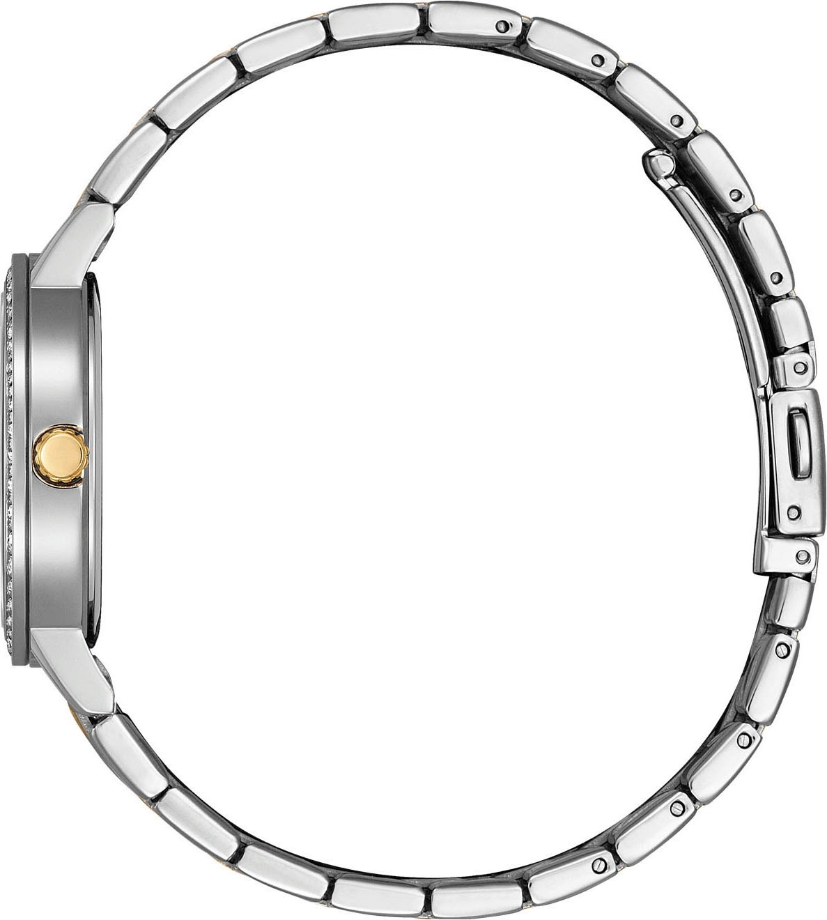 Citizen Quarzuhr, Armbanduhr, Damenuhr, Edelstahlarmband, analog