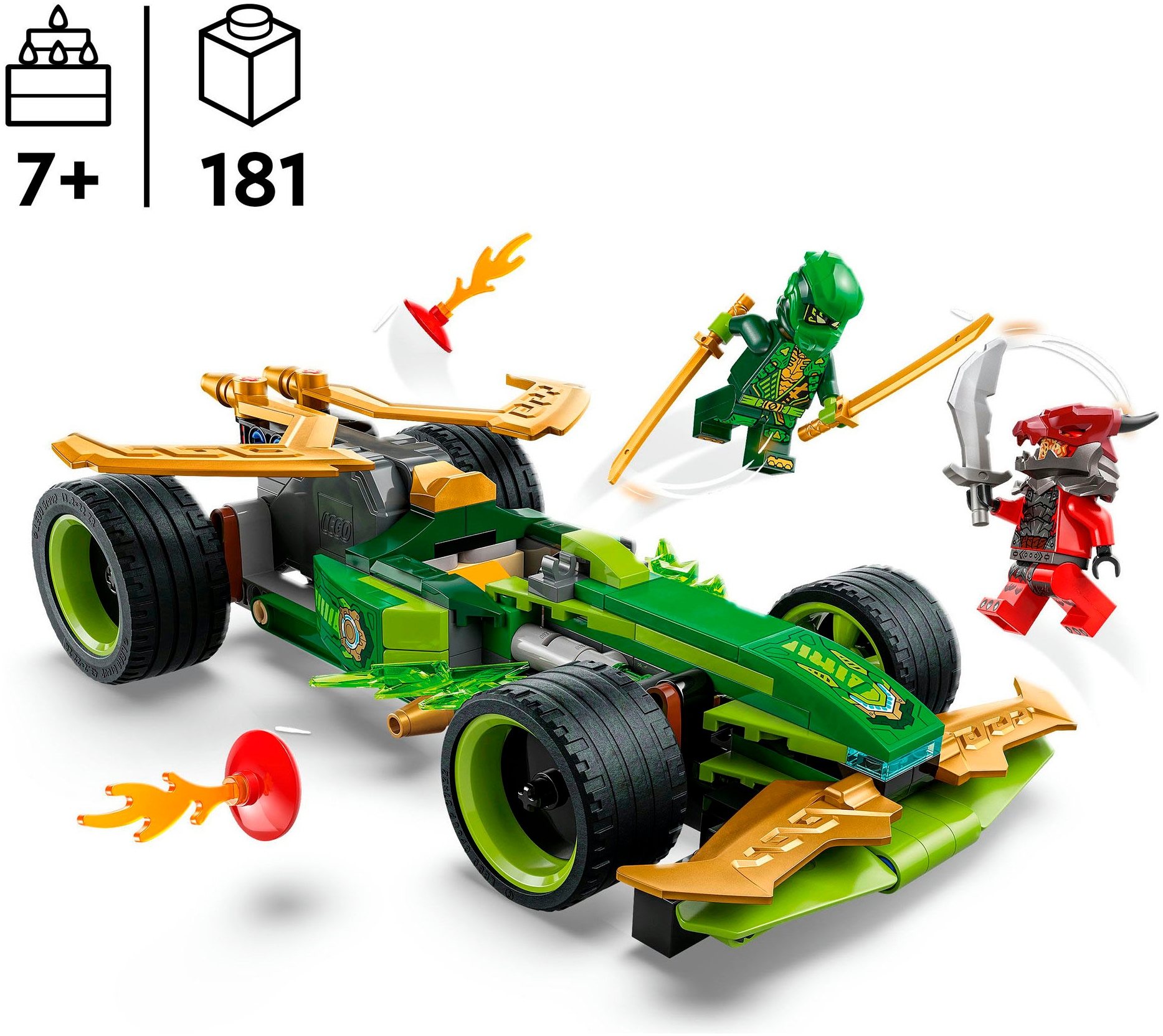 LEGO® Konstruktionsspielsteine »Lloyds Actionflitzer (71828), LEGO Ninjago«, (181 St.), Made in Europe