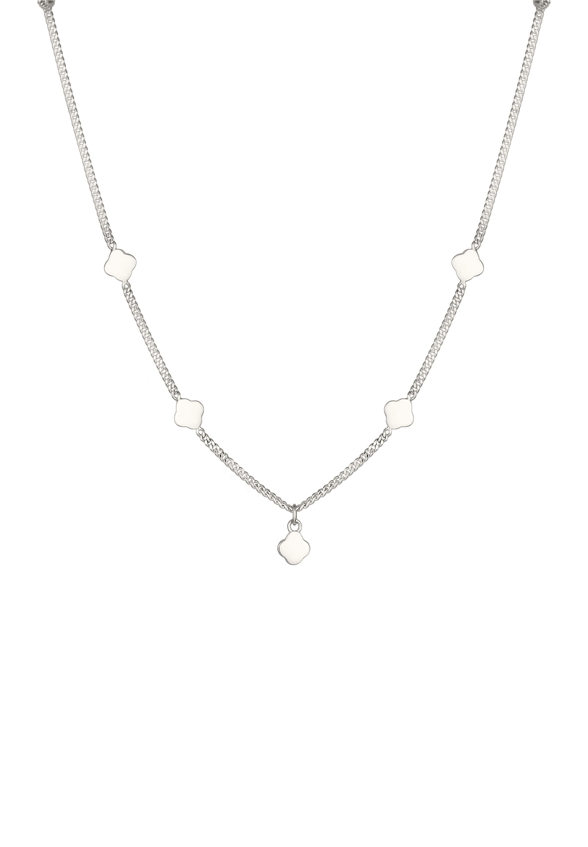 Kuzzoi Silberkette »Halskette Kleeblatt 925 Sterling Silber«