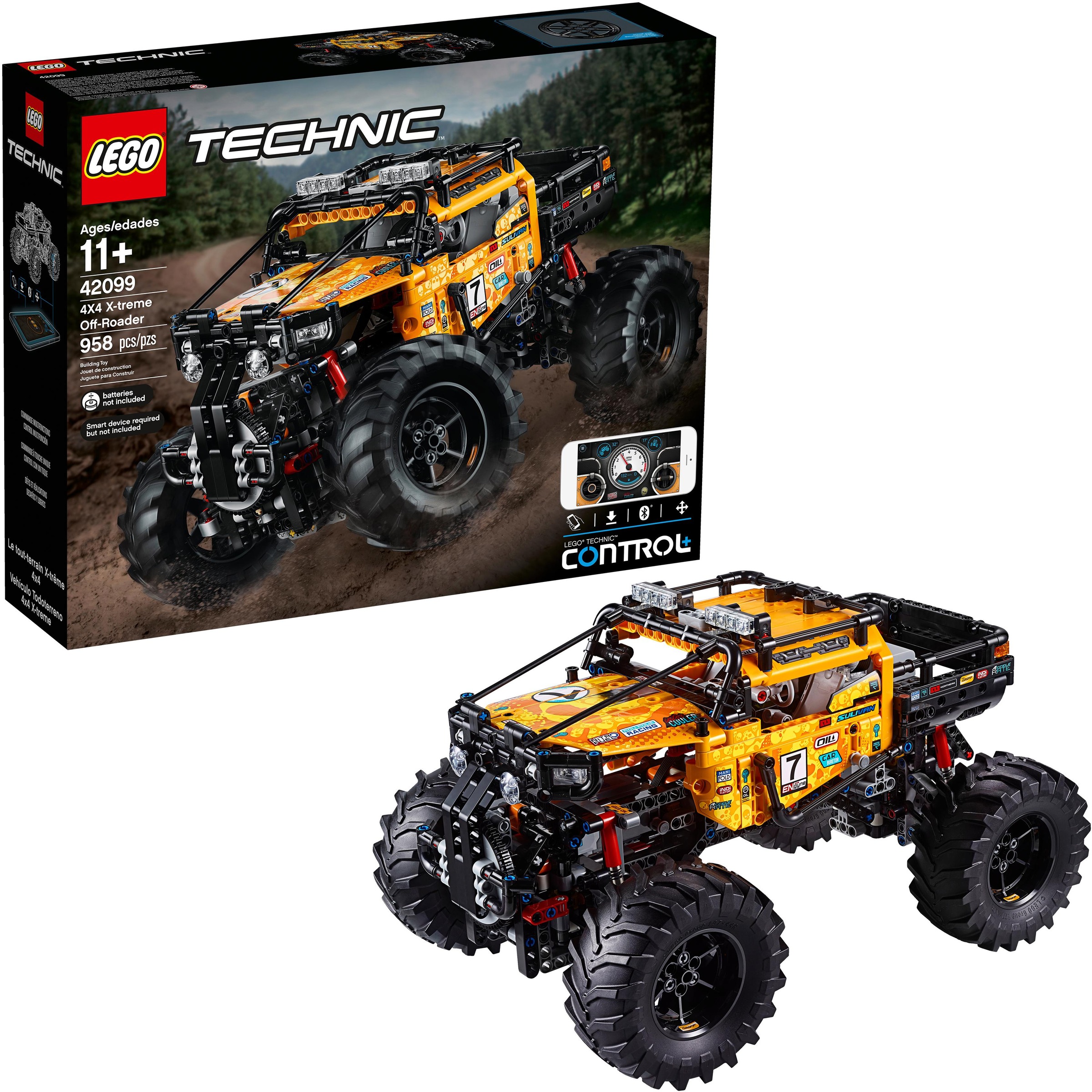 LEGO® Konstruktionsspielsteine »Allrad Xtreme-Geländewagen (42099), LEGO® Technic«, (958 St.)