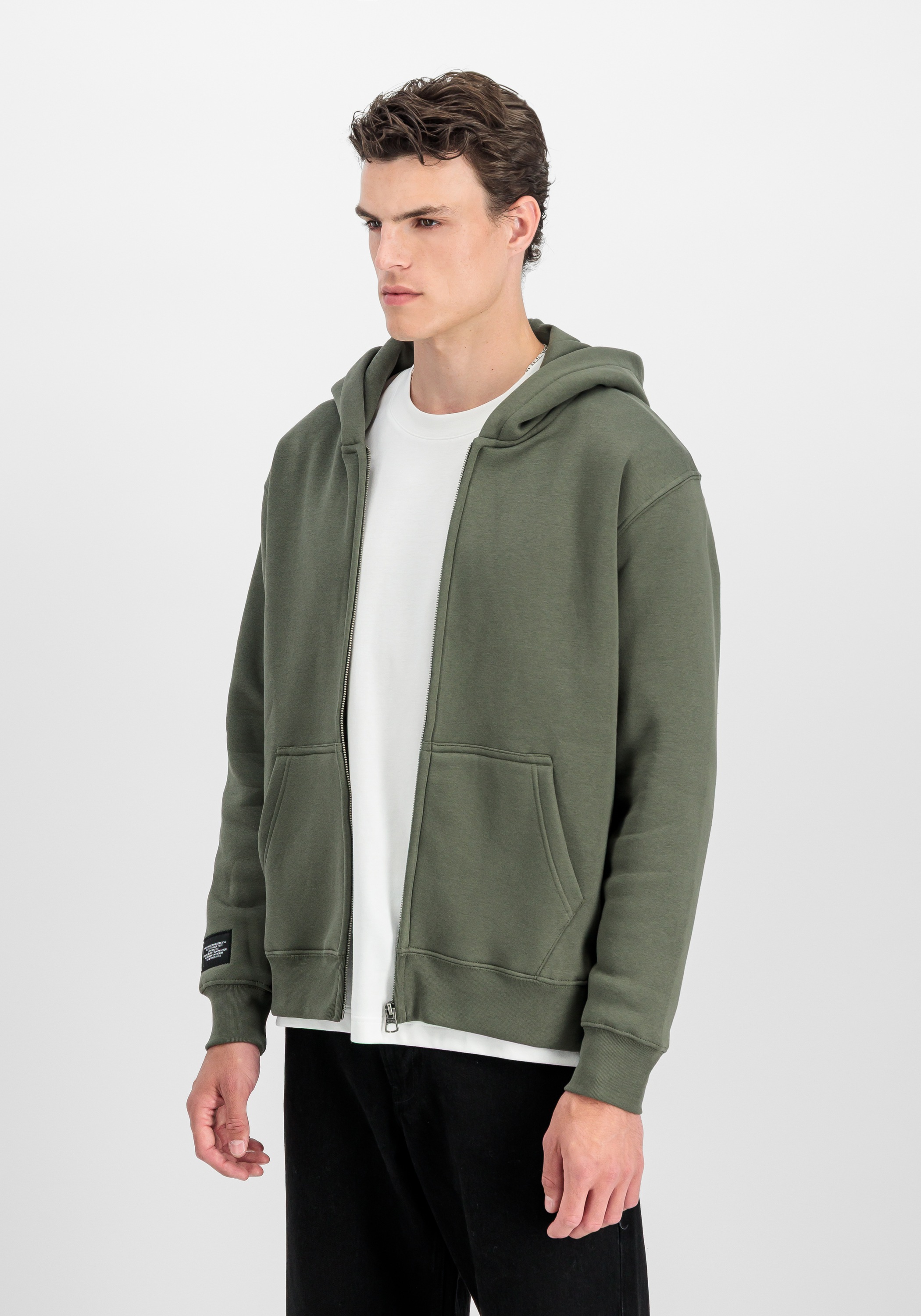 Alpha Industries Hoodie »Label Hoodie Zip Backprint«

