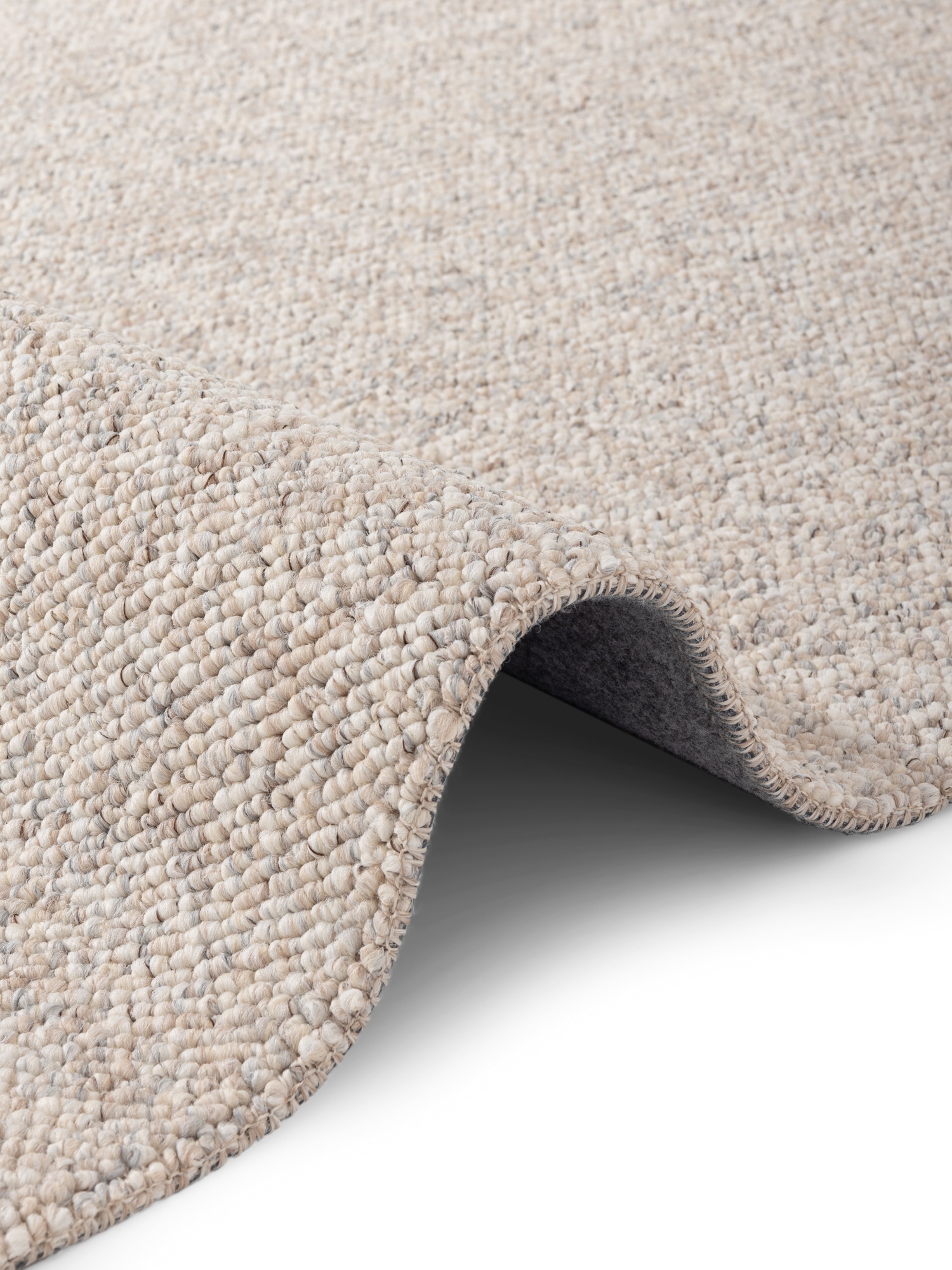 ELLE DECORATION Teppich »Rocco«, rechteckig, 10 mm Höhe, Nachhaltig, Läufer, waschbar, Wohnzimmer, Esszimmer, Woll-Optik