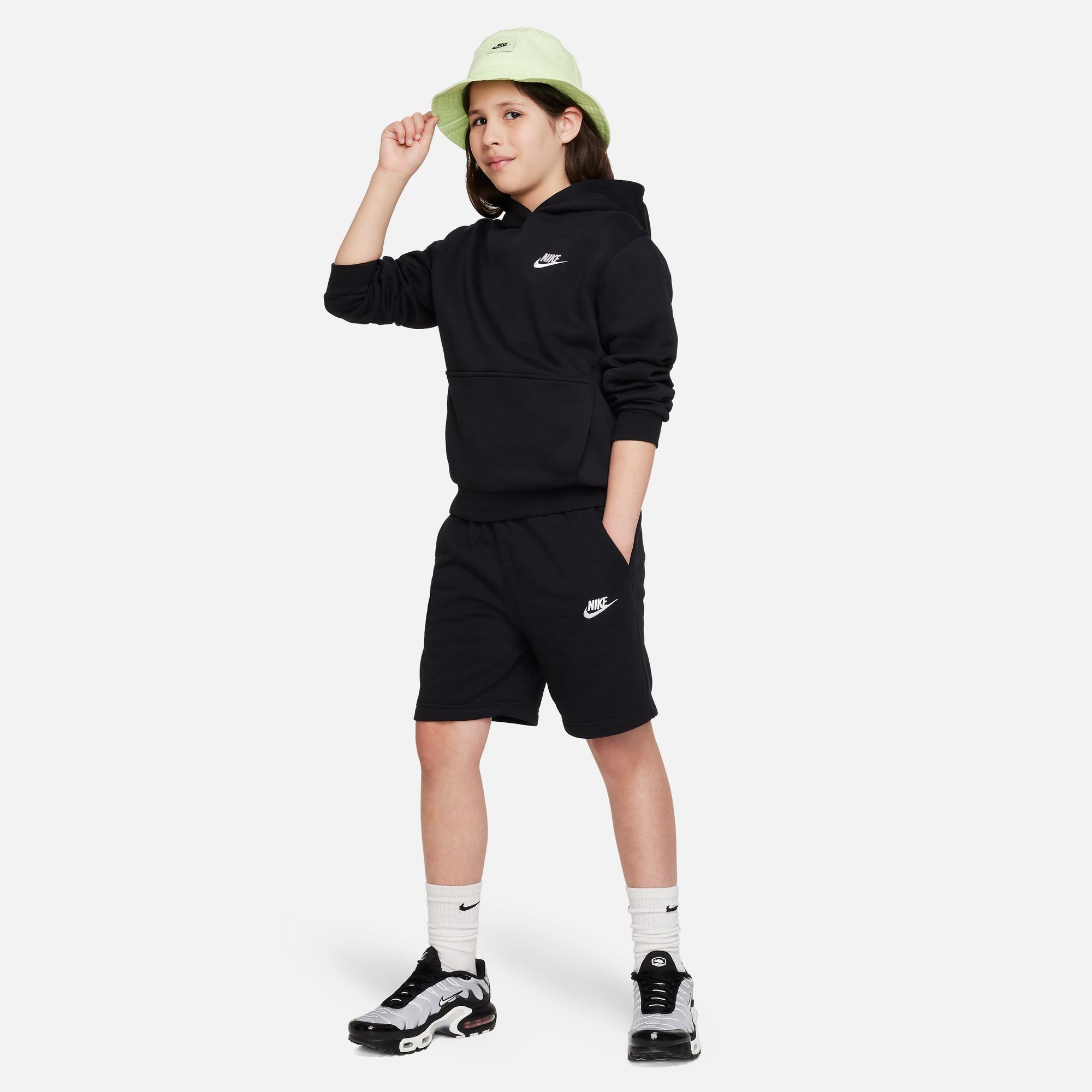 Nike Sportswear Kapuzensweatshirt »CLUB FLEECE BIG KID'S PULLOVER HOODIE«