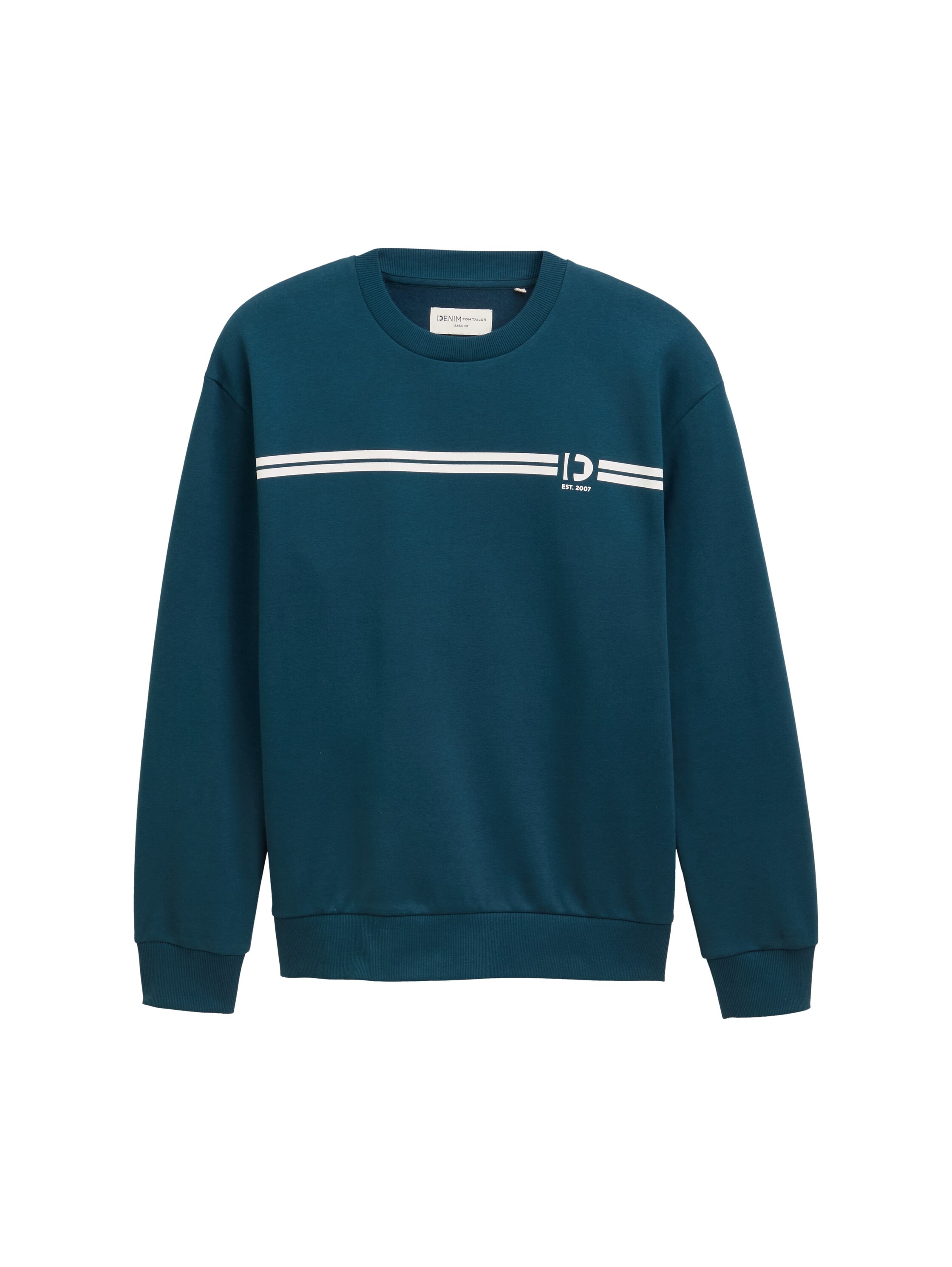 TOM TAILOR Denim Sweatshirt, mit Logo-Print