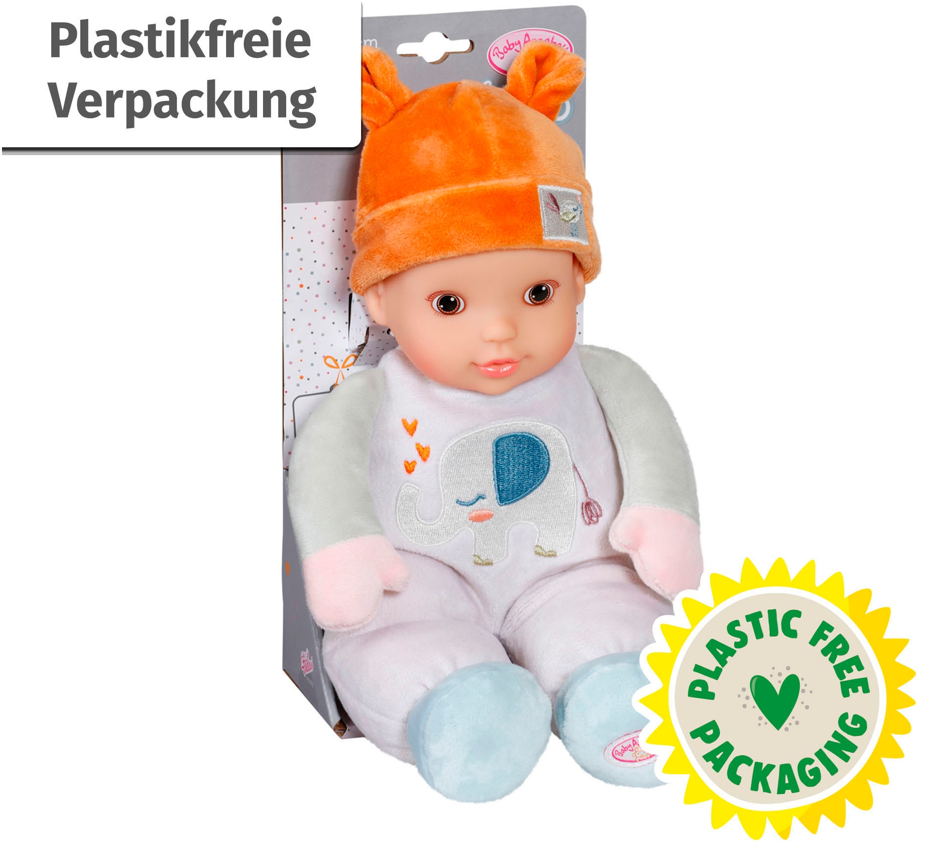 Baby Annabell Babypuppe »for babies, Sweetie Sand, 30 cm«, mit Rassel im Inneren