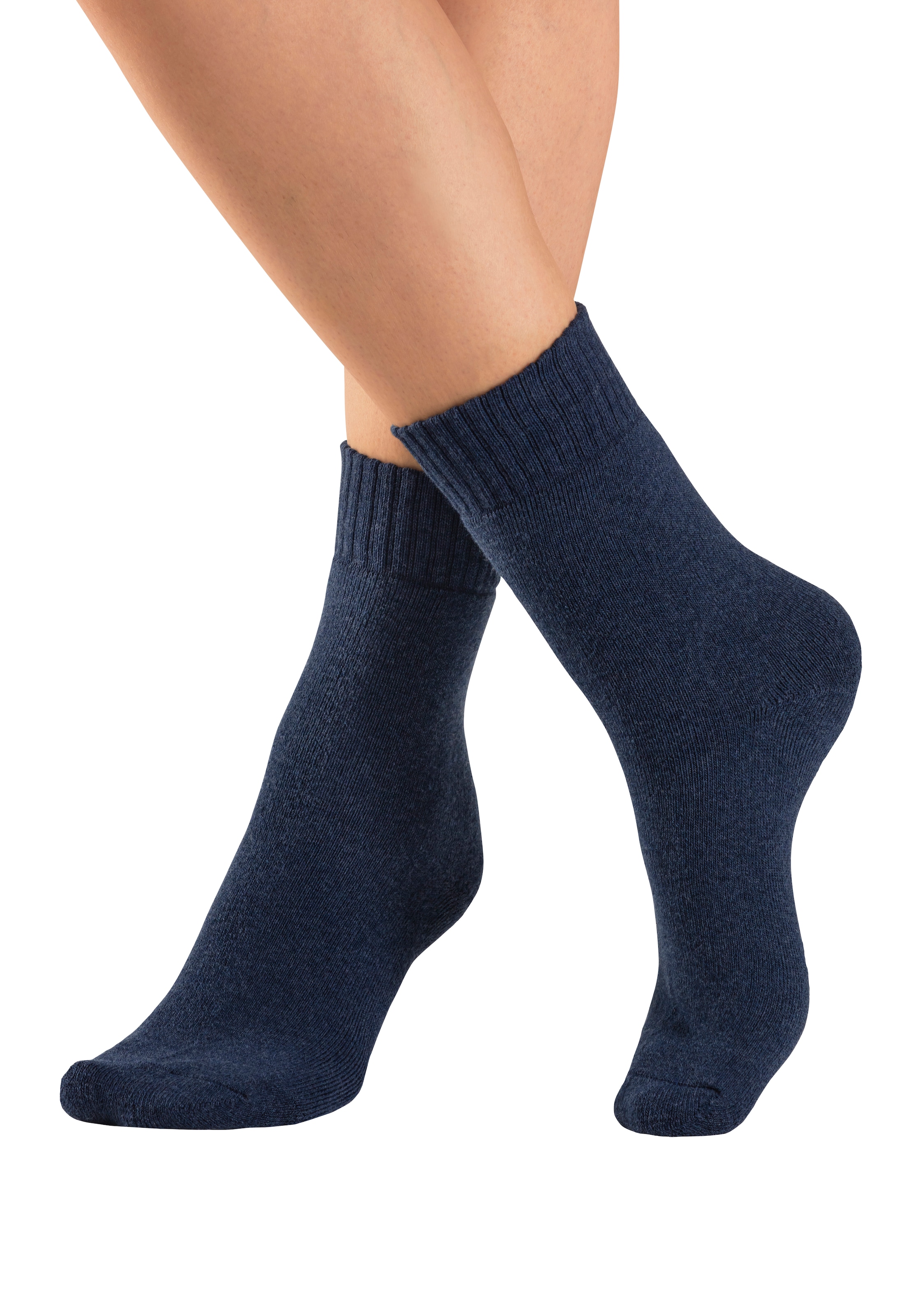 Lavana Basicsocken Packung, 5 Paar tlg. Thermosocken mit Vollfottee