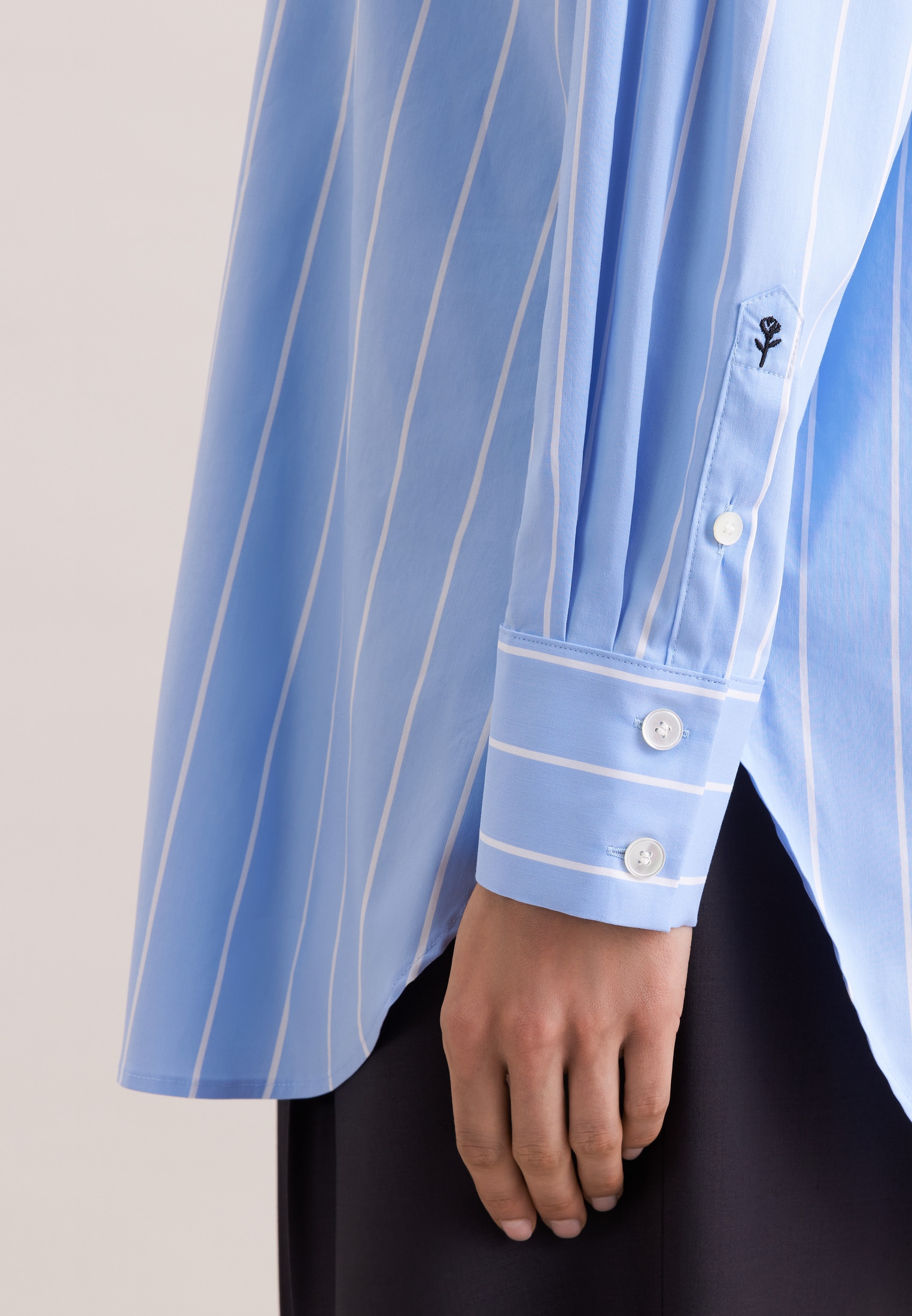 seidensticker Hemdbluse 1/1 Kragen Gestreift