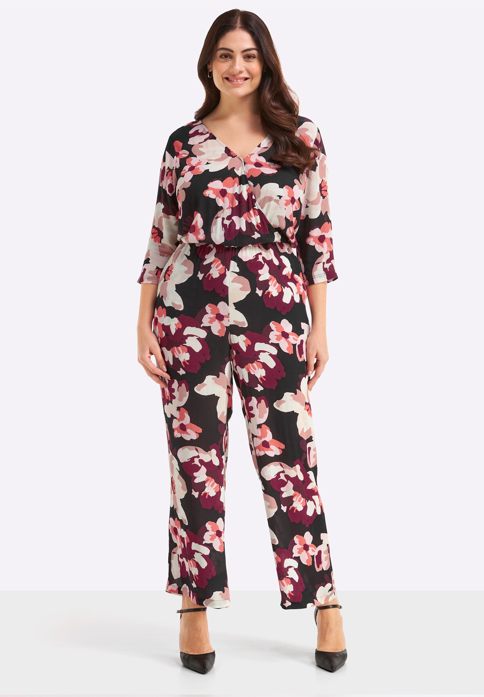 Sheego Jumpsuit »Jumpsuit Jumpsuit mit Blumenprint«