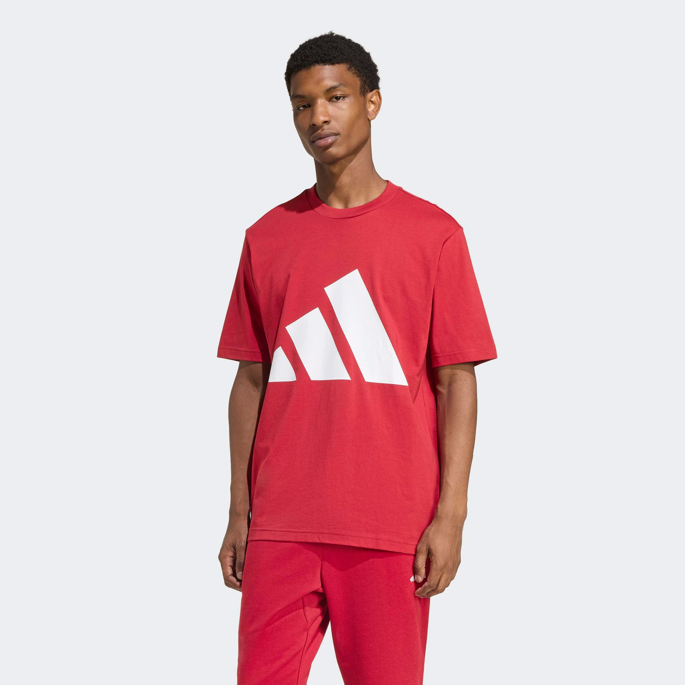 adidas Sportswear T-Shirt »ESSENTIALS BIG LOGO« klassische Silhouette, mit Rundhalsausschnitt