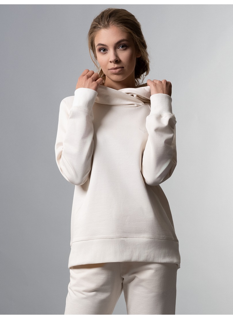 Trigema Sweatshirt »TRIGEMA Modischer Hoodie aus Biobaumwolle (kbA)«