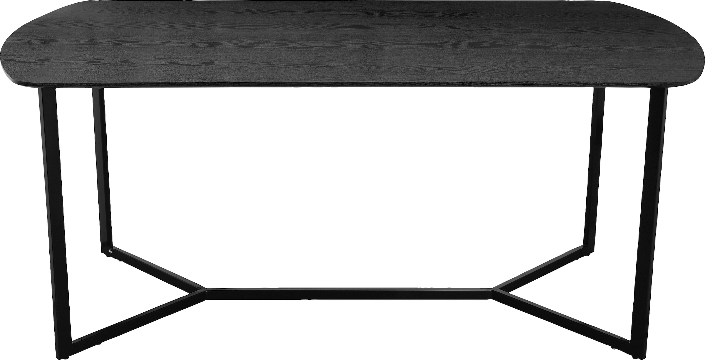 Places of in OTTO mit Tischplatte Style »Gallina«, Holzoptik, Metall Gestell bei schwarz, Esstisch cm (1 St.), Höhe aus 76