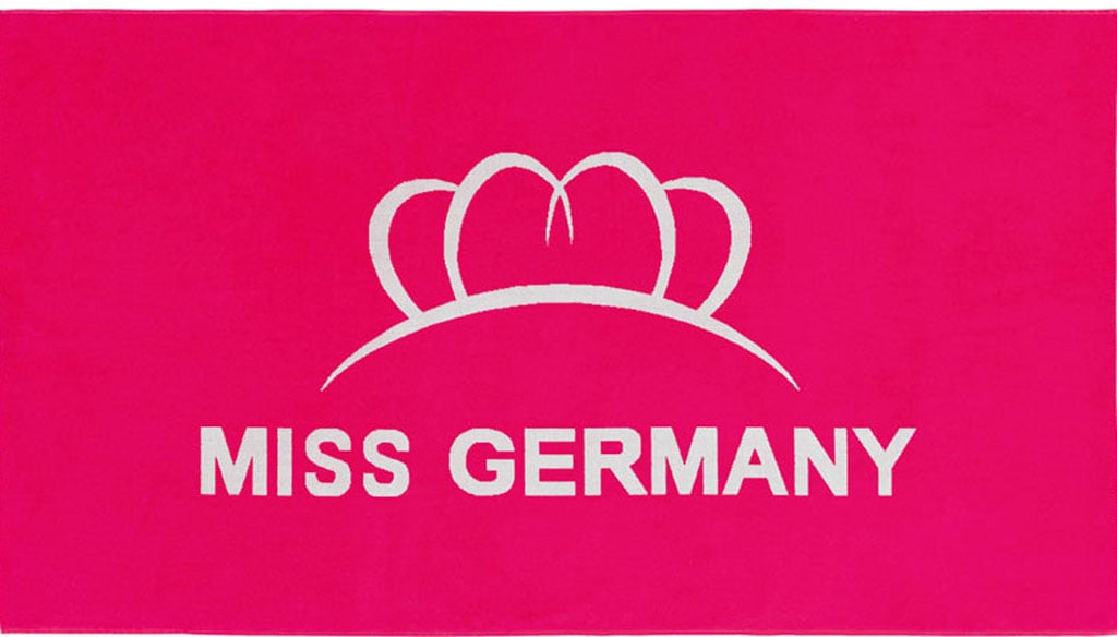Miss Germany Strandtuch »Miss Germany«, (1 St.), Velours, mit großem  Logo-Motiv bei OTTO online