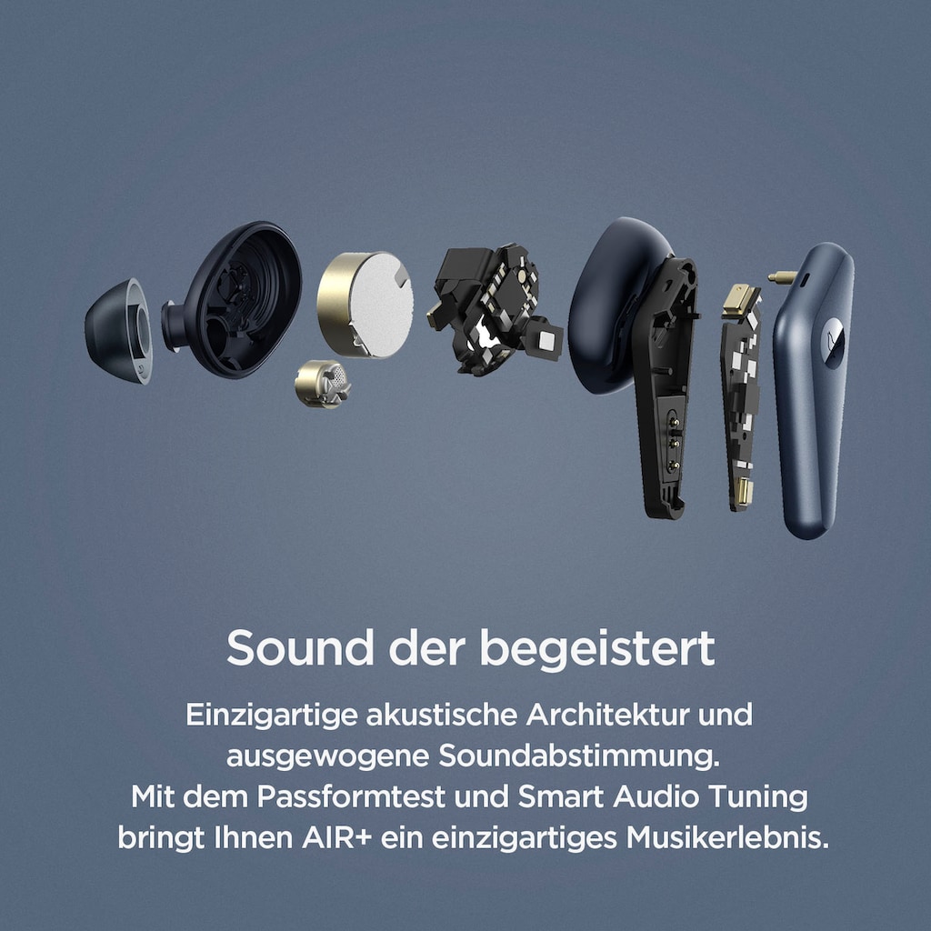 Libratone wireless In-Ear-Kopfhörer »AIR+ (2nd Gen)«, Bluetooth, SmartSound-Noise-Cancelling-True Wireless-Geräuschisolierung