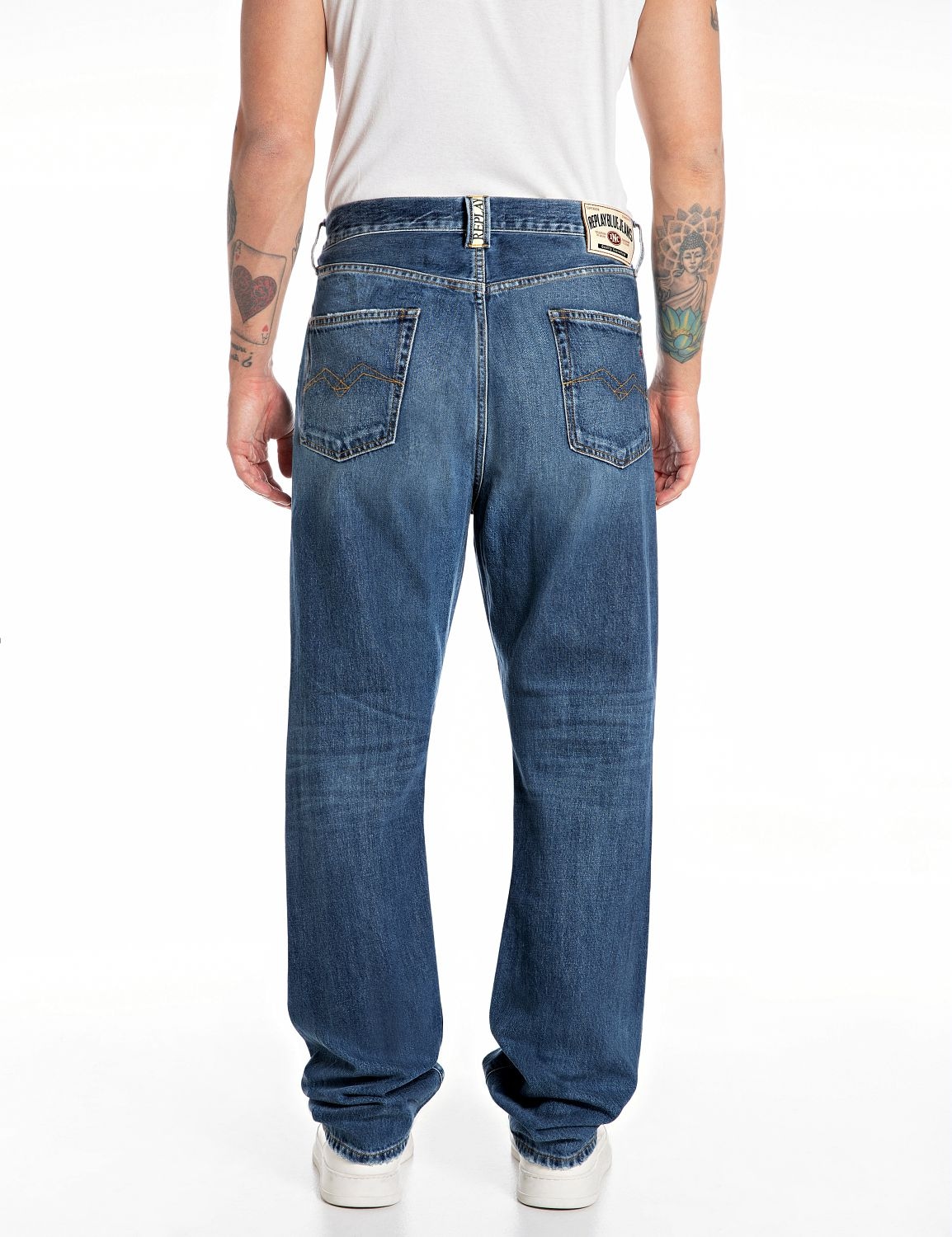 Replay Straight-Jeans »M9Z1 9Zero1 90´s Straight Fit«, mit Washed-Look