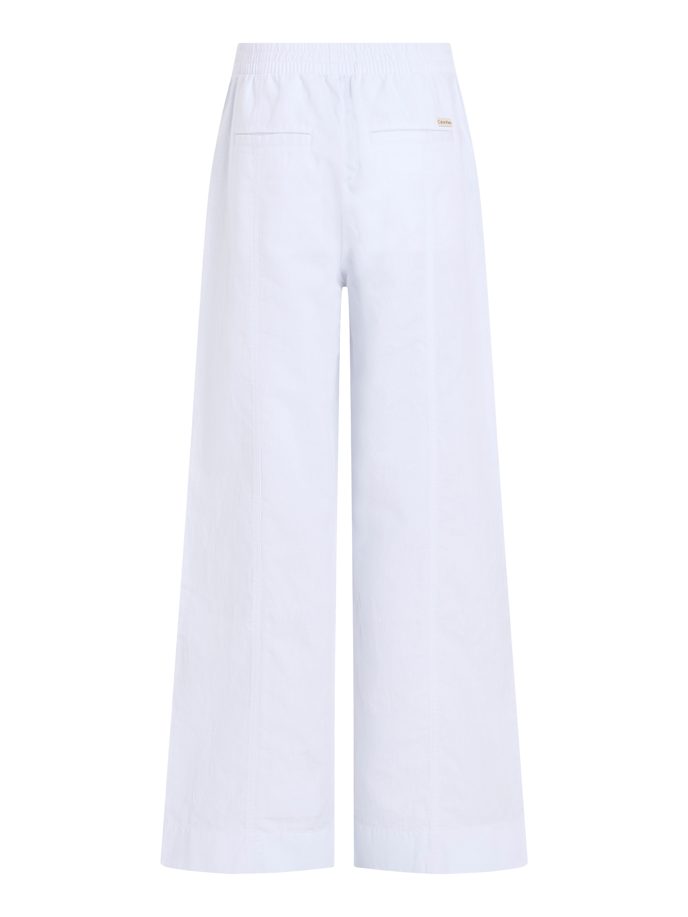 Calvin Klein Jeans Leinenhose »SOFT LINEN PANT«, mit Logo-Label