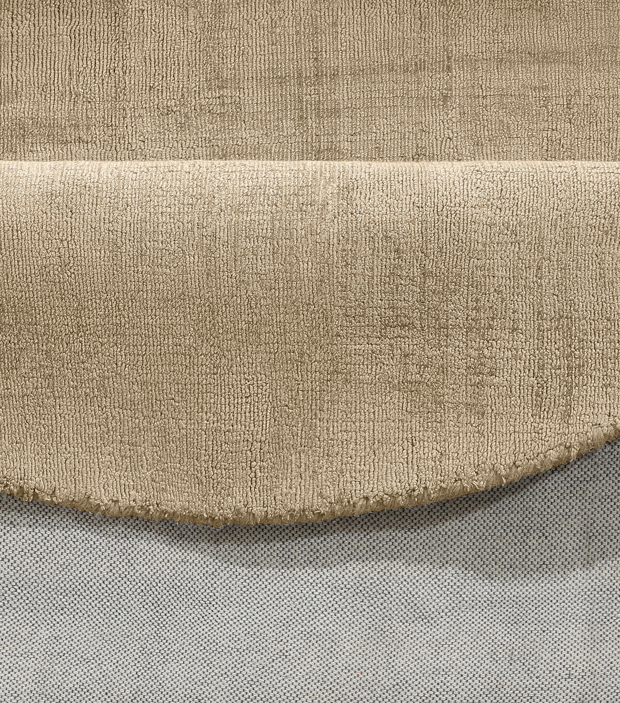 my home Teppich »Shirley, handgewebter Viskose-Teppich, farblich changierend«, rund, 12 mm Höhe, Handweb Teppiche, Wohnzimmer, Schlafzimmer, Esszimmer