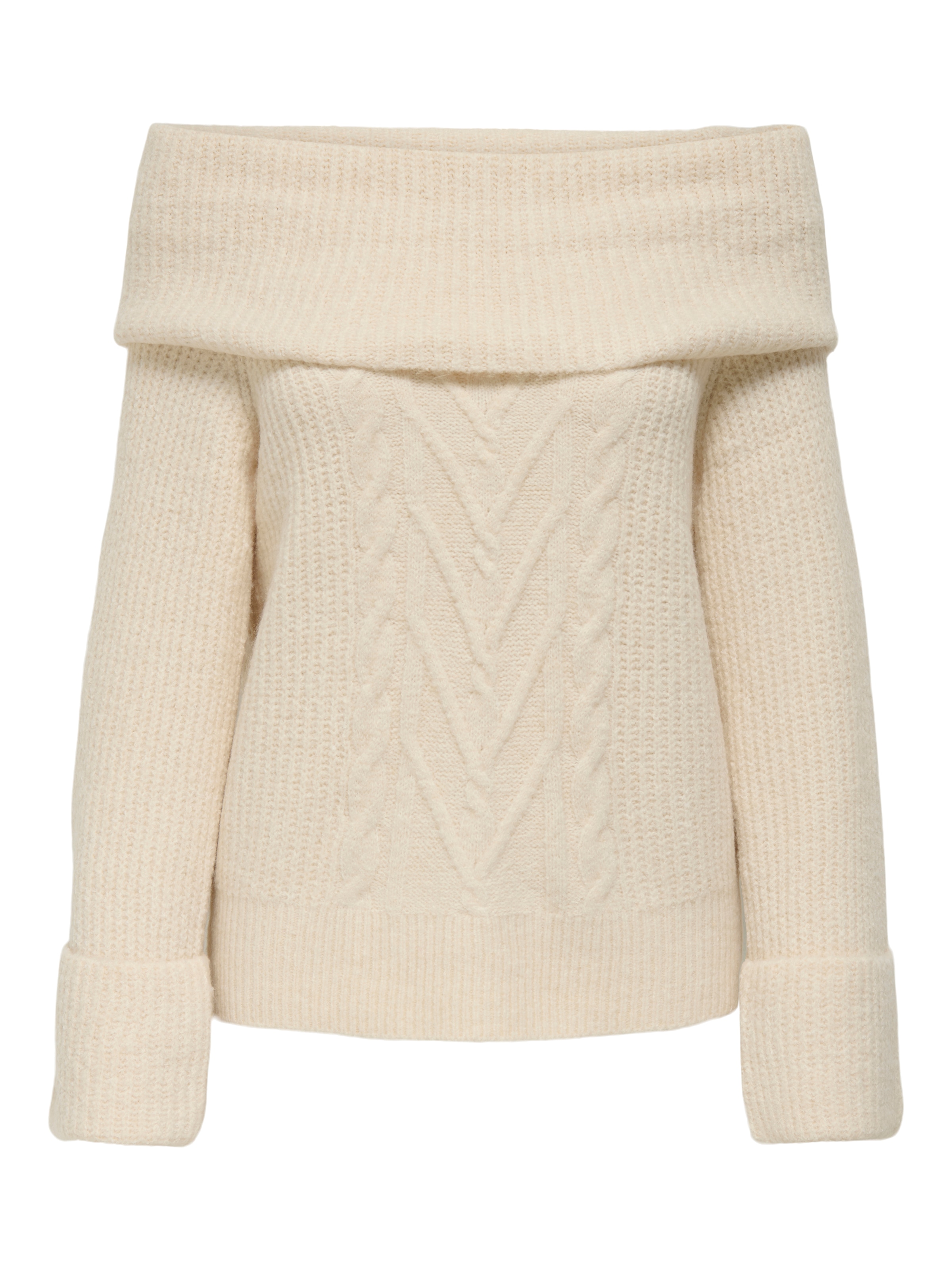 ONLY Strickpullover »ONLLUNA LS OFF SHOULDER PULLOVER KNT«