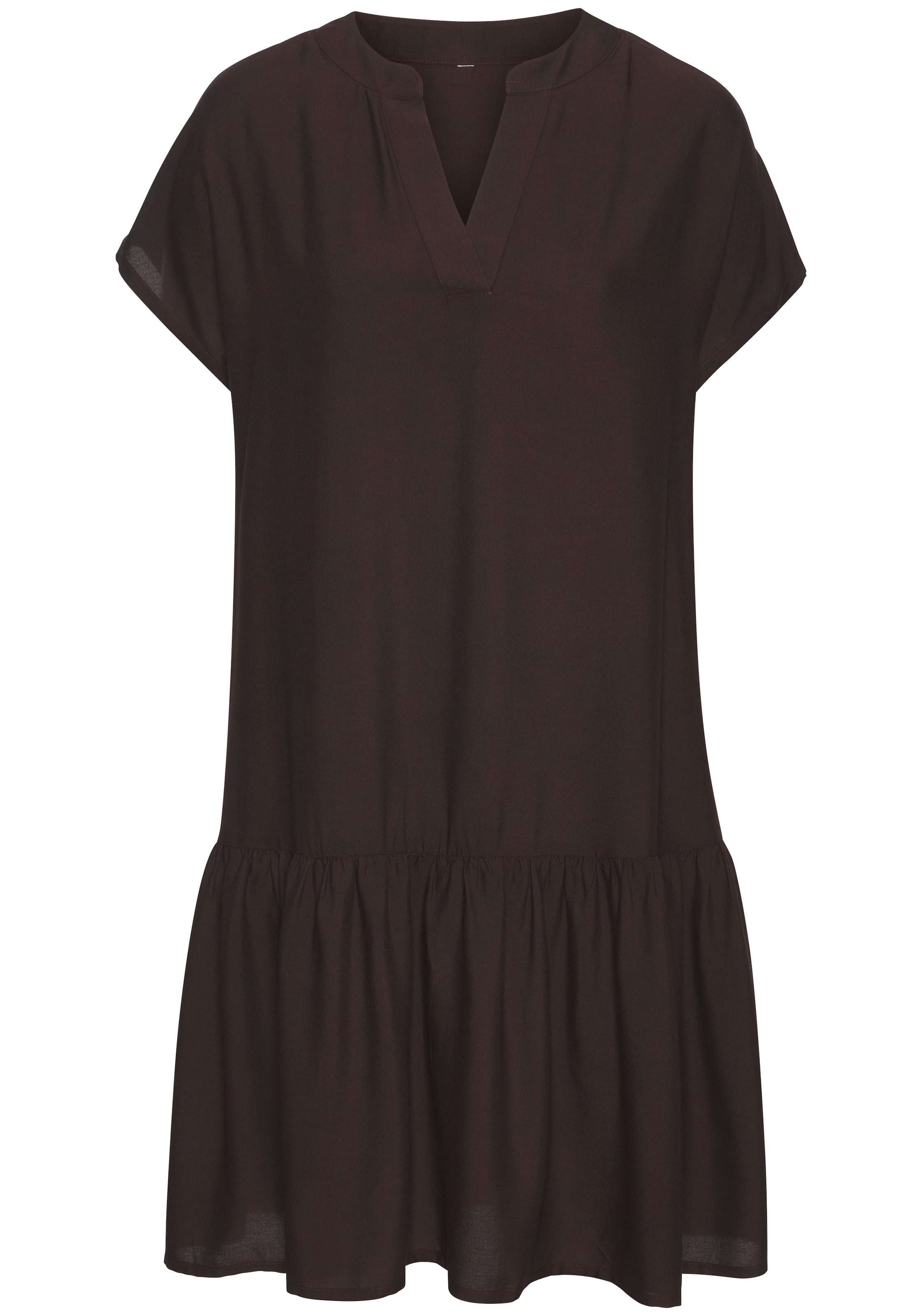 LASCANA Blusenkleid mit Volant am Rock