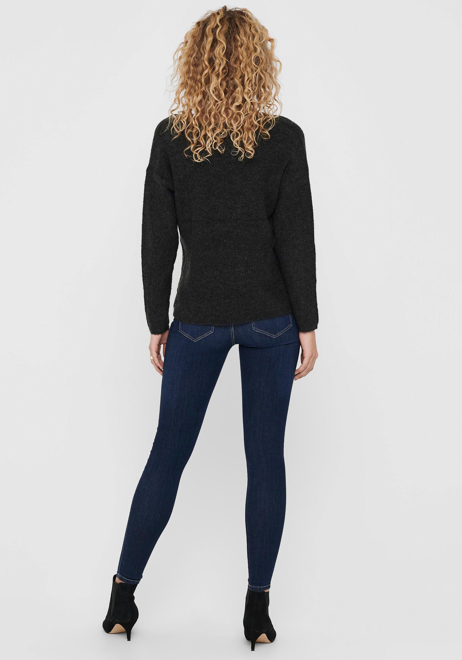 ONLY Strickpullover »ONLCAMILLA V-NECK L/S PULLOVER KNT NOOS«