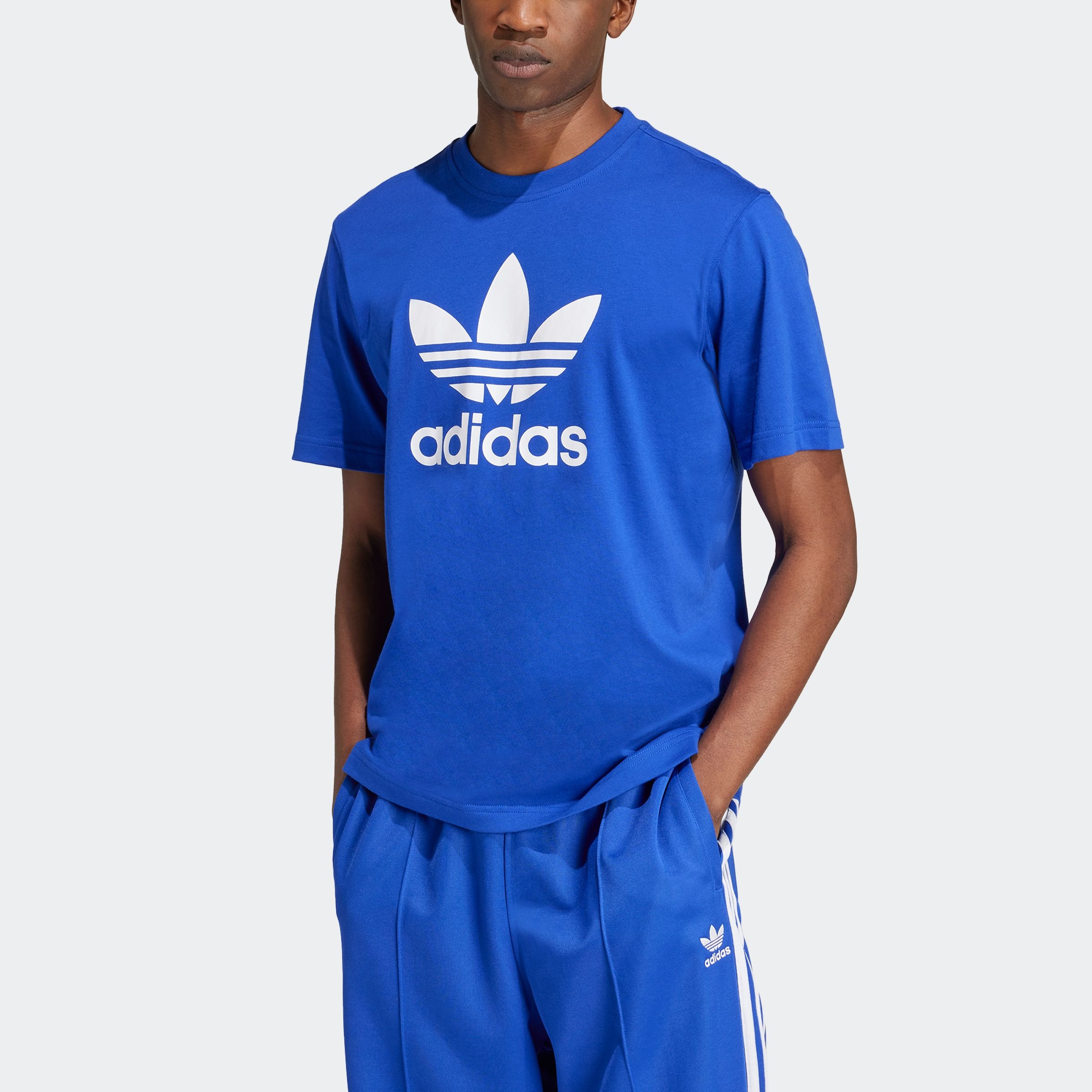 adidas Originals T-Shirt »TREFOIL T-SHIRT«, Basic Shirt mit großem Trefoil Logoprint