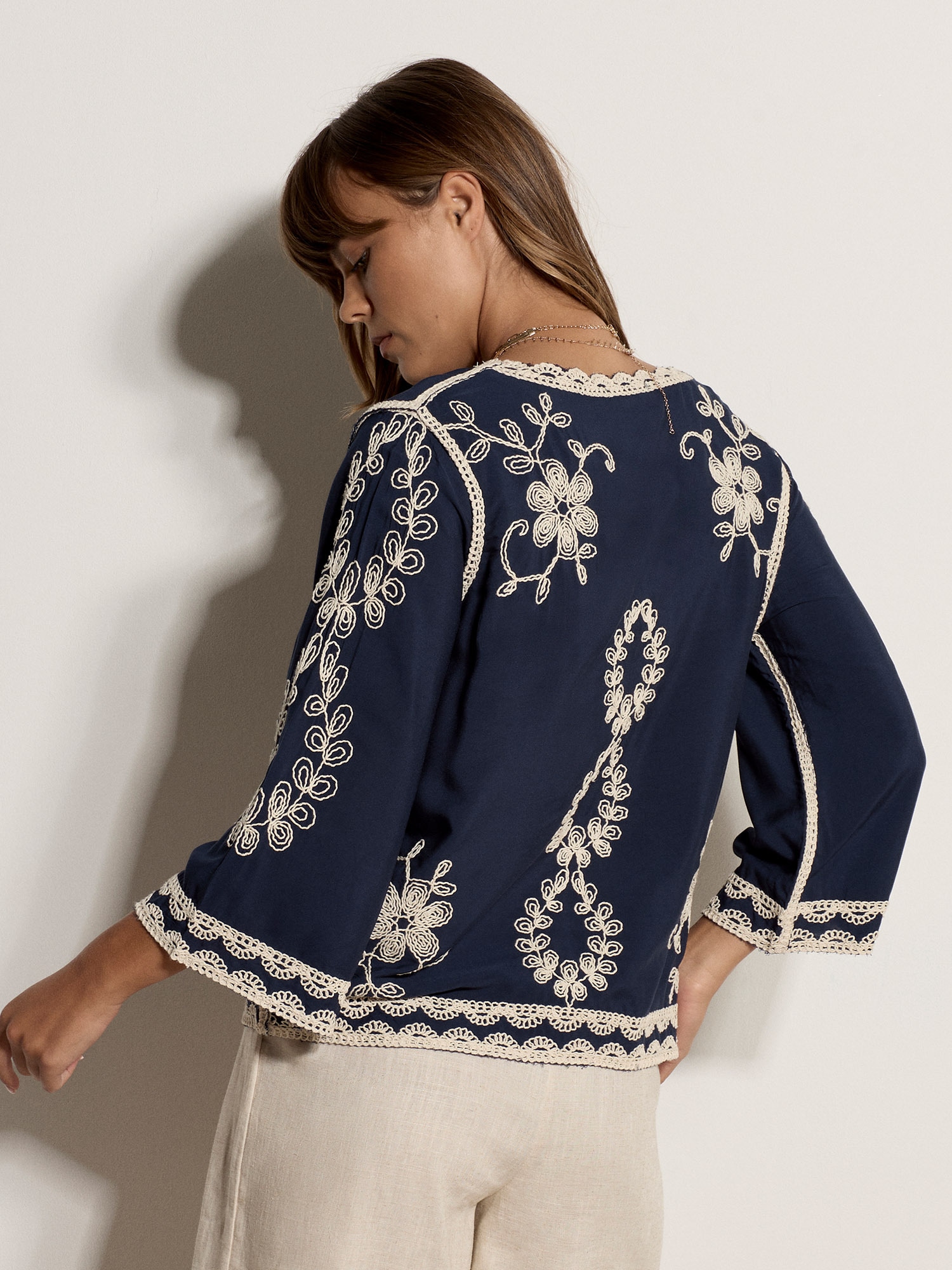 Apricot Klassische Bluse »Bluse« Stickerei