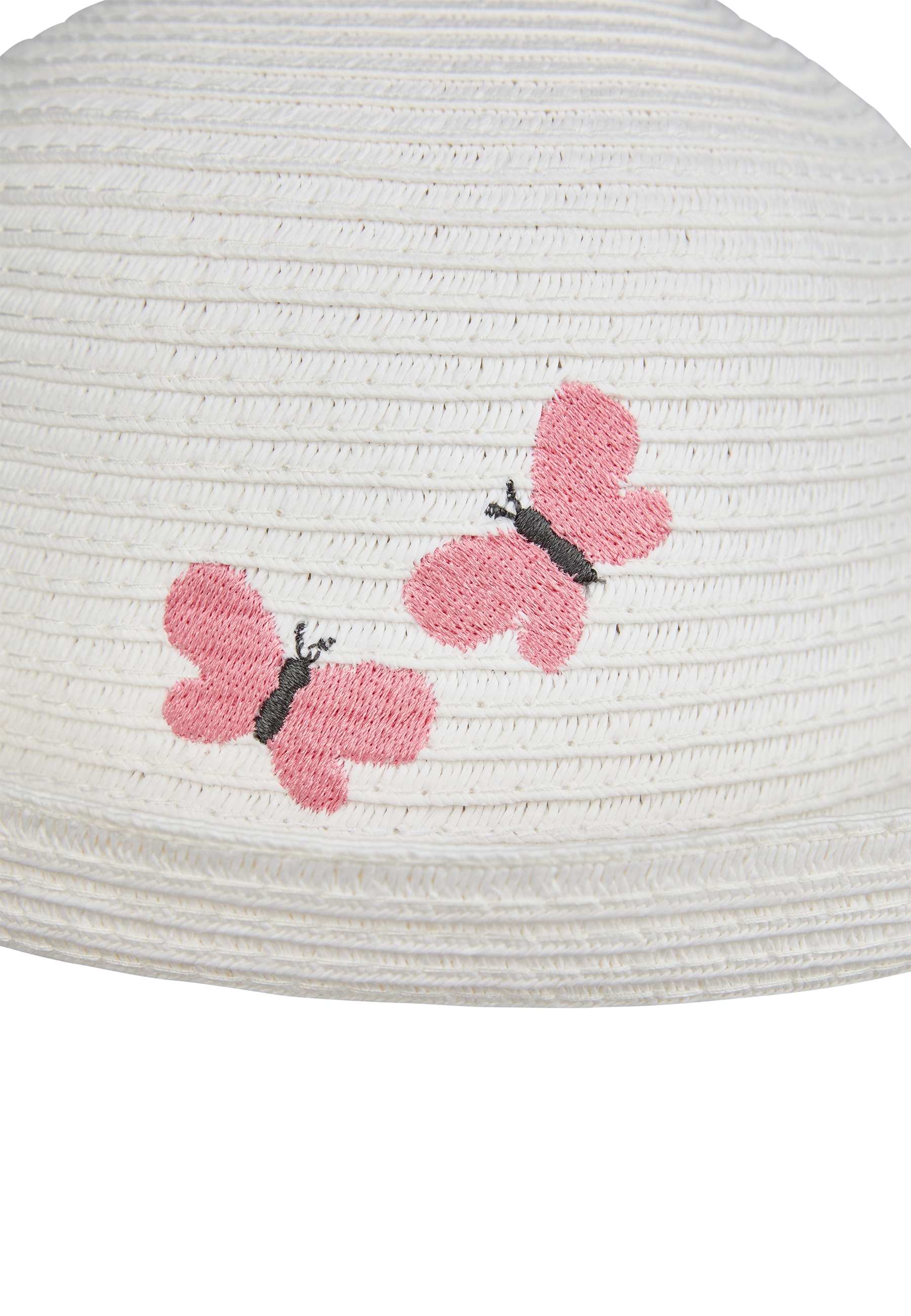 Sterntaler® Schirmmütze »Strohhut Schmetterling«