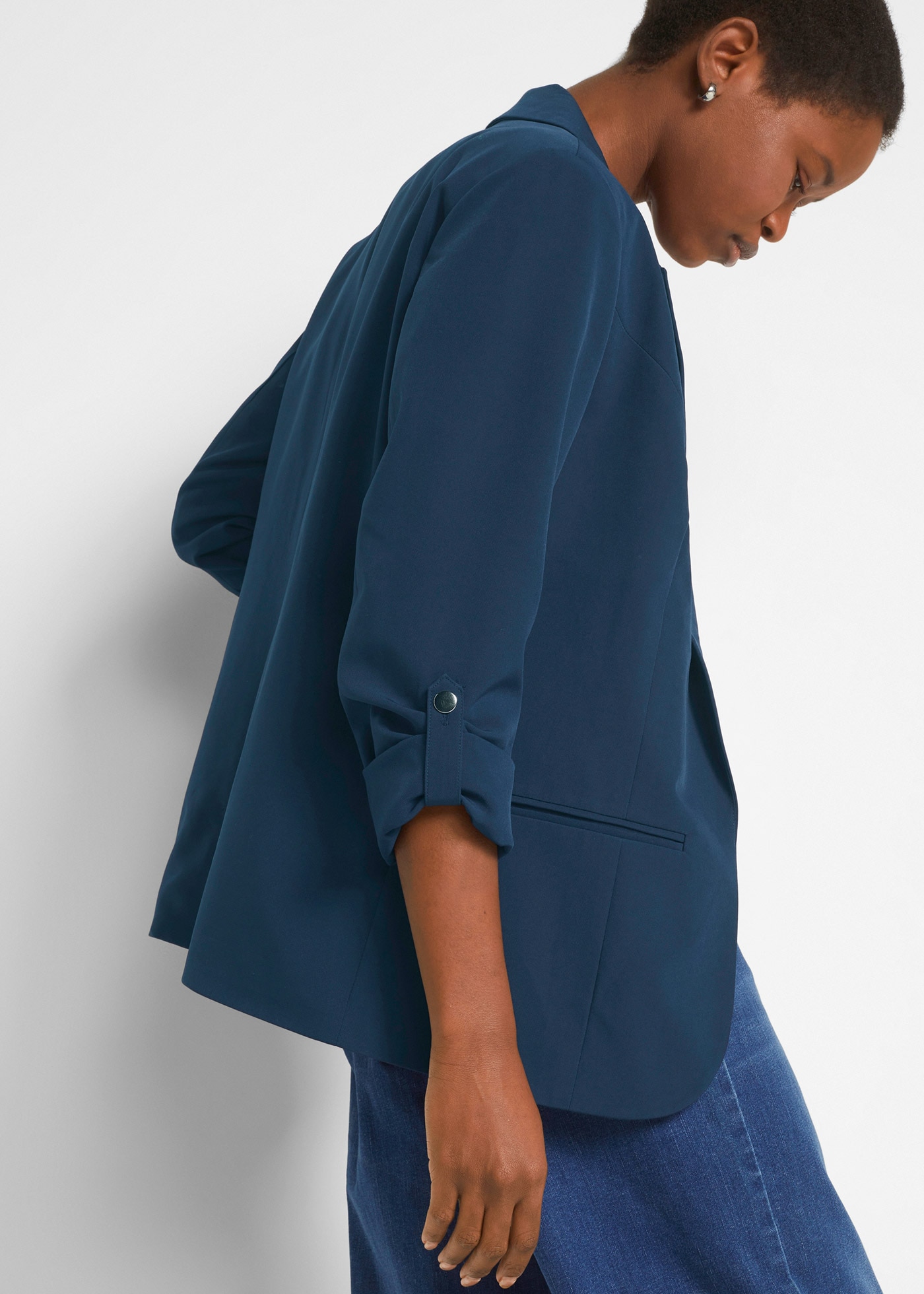 bonprix Jackenblazer »Blazer« mit Reverskragen und längenregulierbar an den Ärmeln