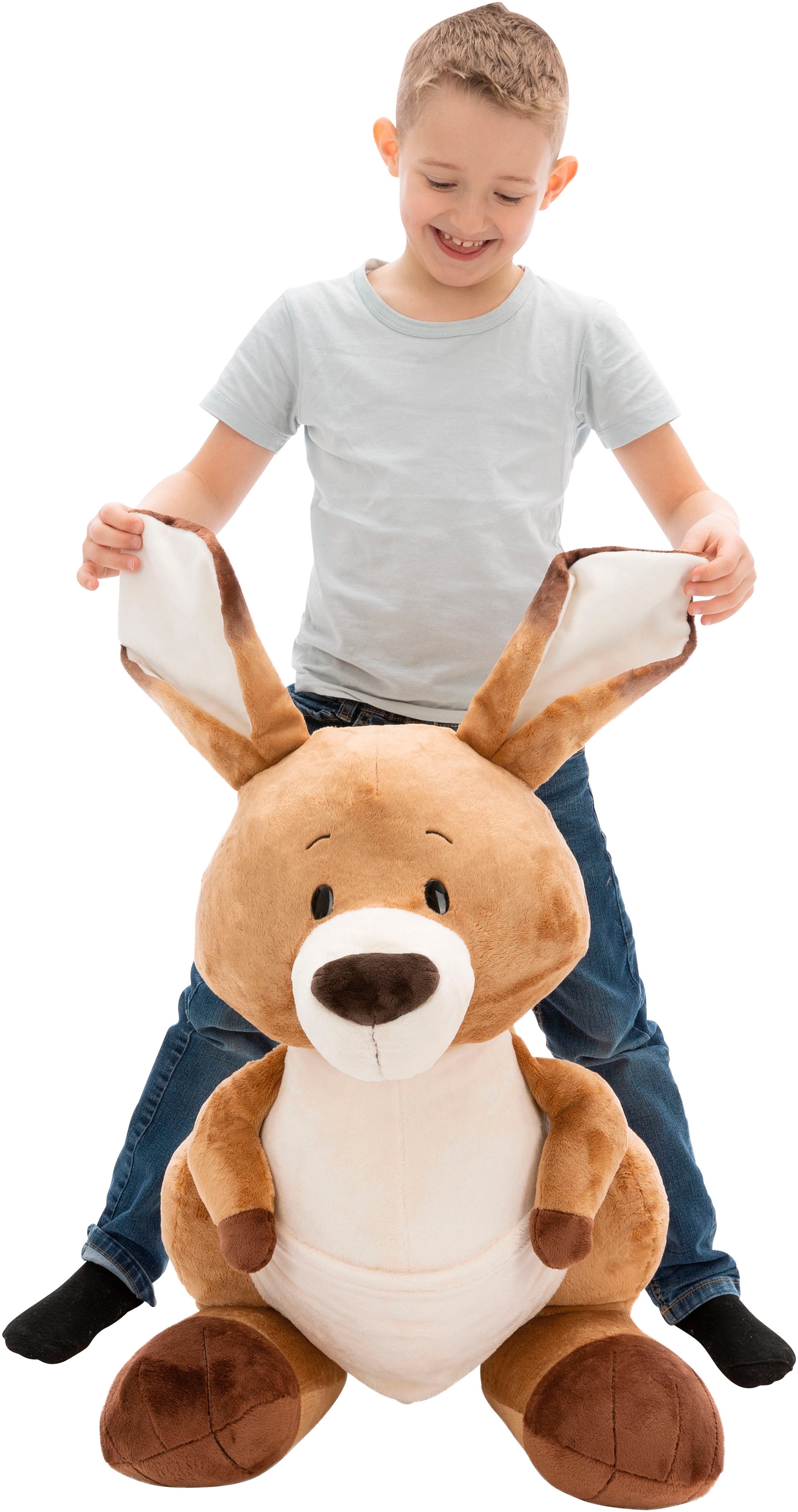 Nici Kuscheltier »Wild Friends GREEN, Känguru Kelly 70cm stehend«