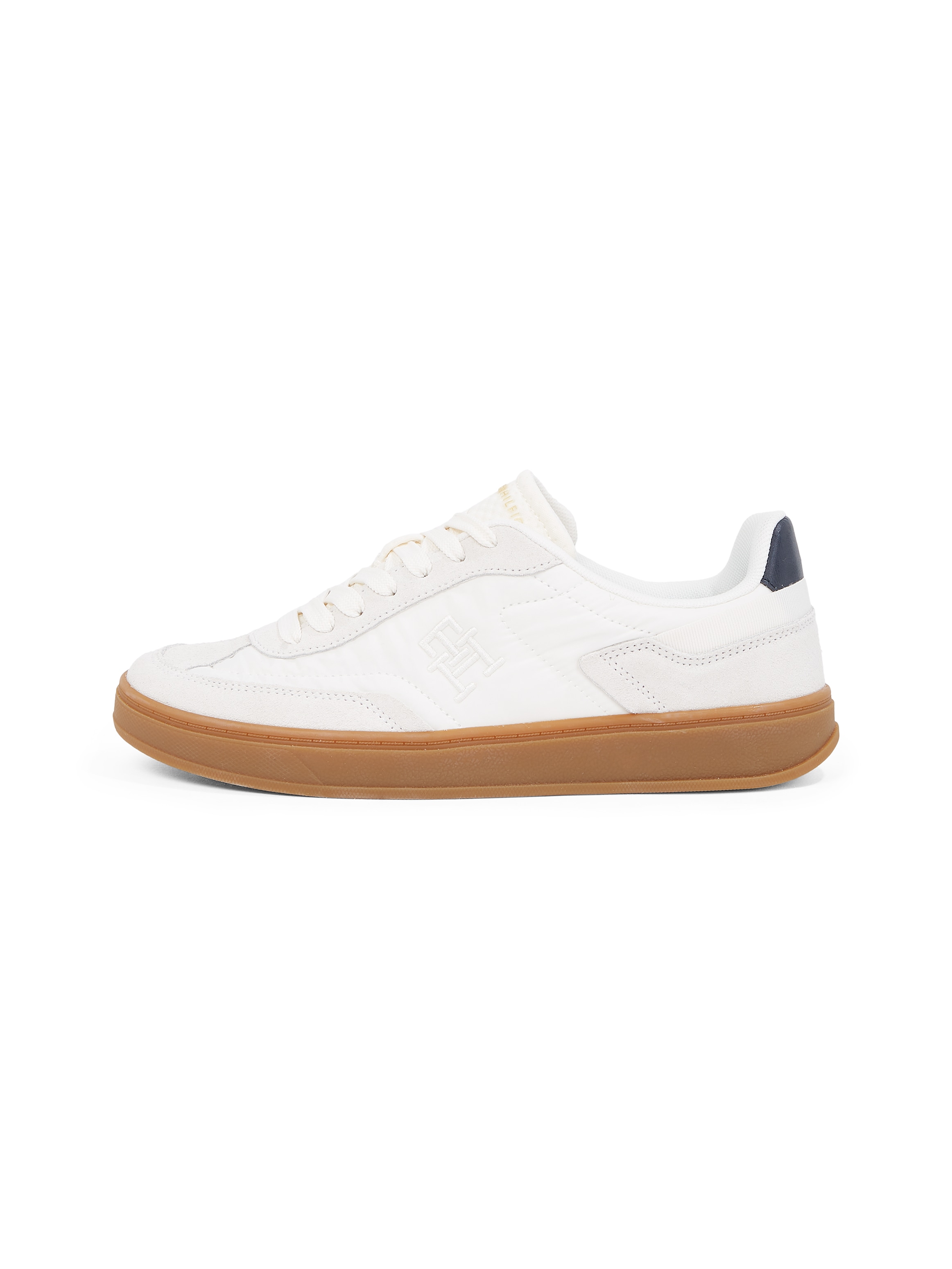 Tommy Hilfiger Plateausneaker »TH HERITAGE SNEAKER«, Freizeitschuh, Halbschuh, Schnürschuh mit Logostickerei
