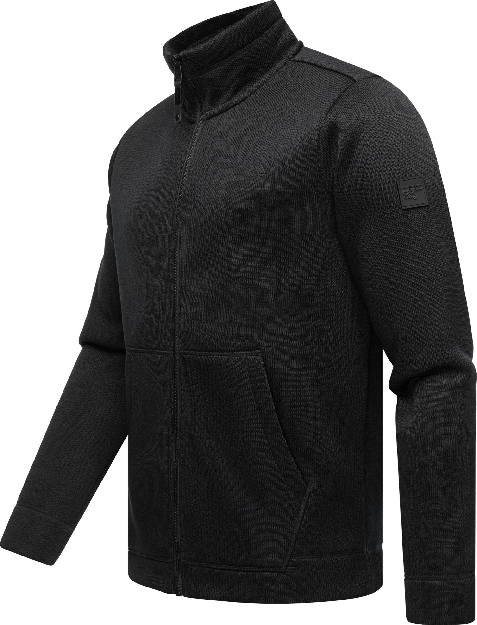 Ragwear Sweatjacke »Sweatjacke Fabbian Collar«, Kontrastbesätze