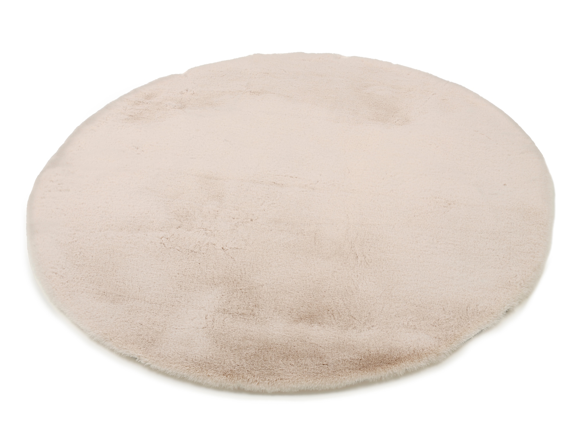 OCI DIE TEPPICHMARKE Teppich »ROCKY SOFT«, rund, 35 mm Höhe, Kunstfell, weich, kuschelig, maschinell gewebt, waschbar