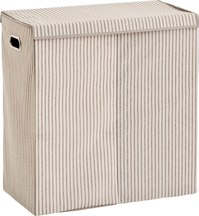 Zeller Present Wäschesortierer beige »Stripes«, 2-fach, bei online OTTO Vlies