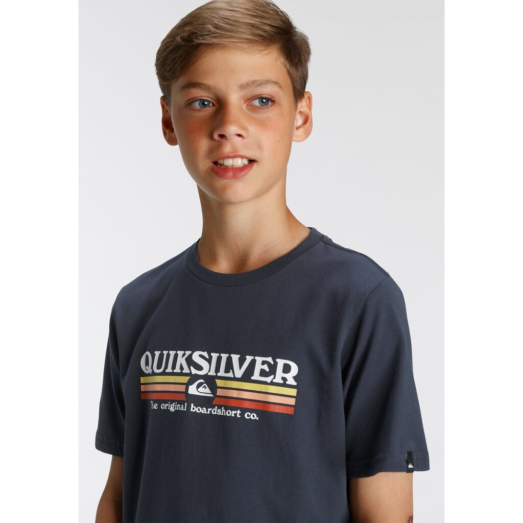 Quiksilver T-Shirt »LINED UP  SS YTH«