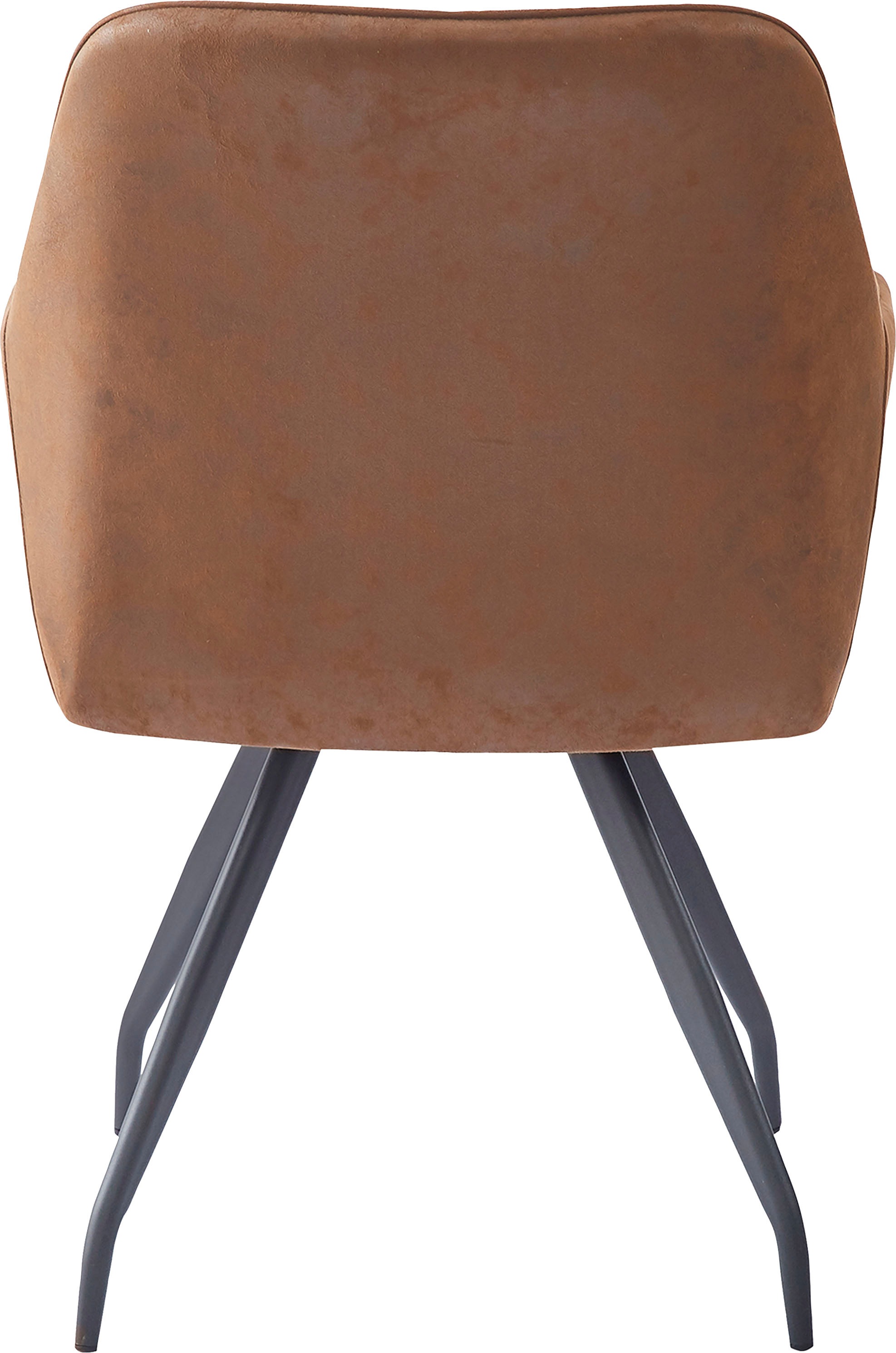 Kayoom Polsterstuhl »Stuhl Amber 225, Eleganter Stuhl mit Steppung«, 1 St., Eleganter Stuhl mit Steppung, moderne Eisen-Füße