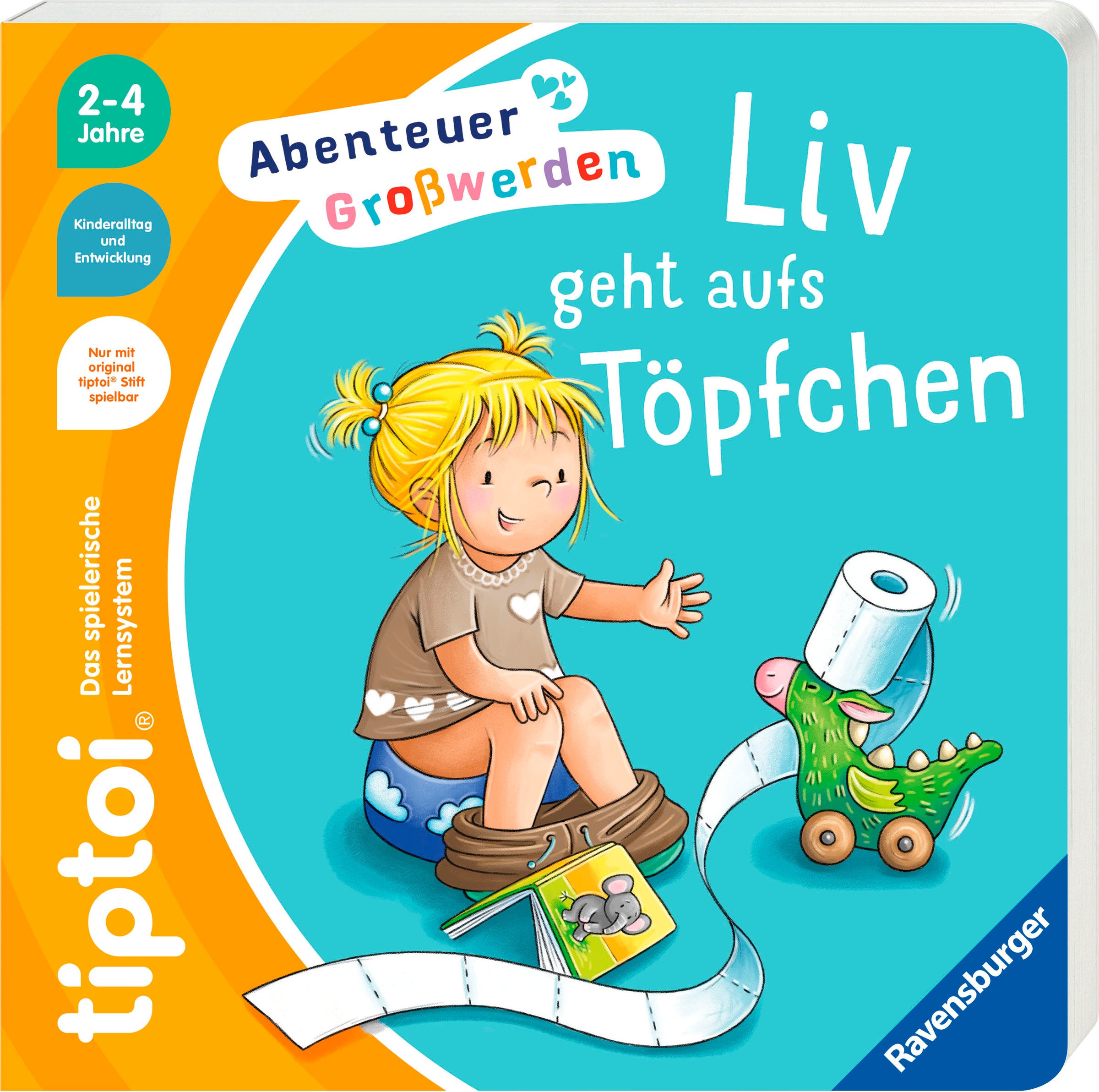 Ravensburger Buch »tiptoi® Abenteuer Großwerden - Liv geht aufs Töpfchen«, Made in Europe